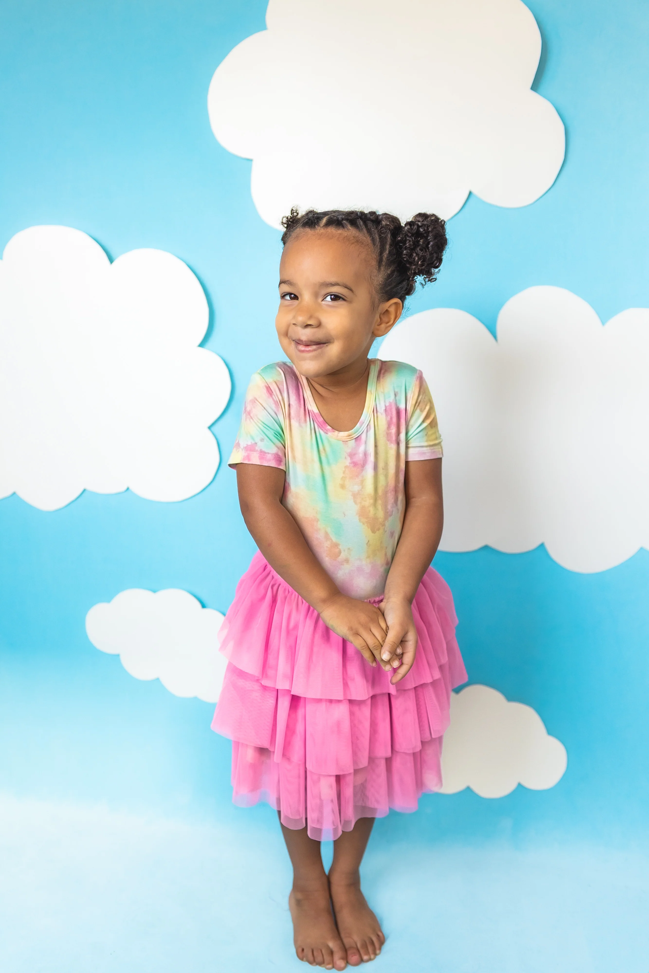 RAINBOW CLOUDS DREAM TUTU DRESS - Image 4