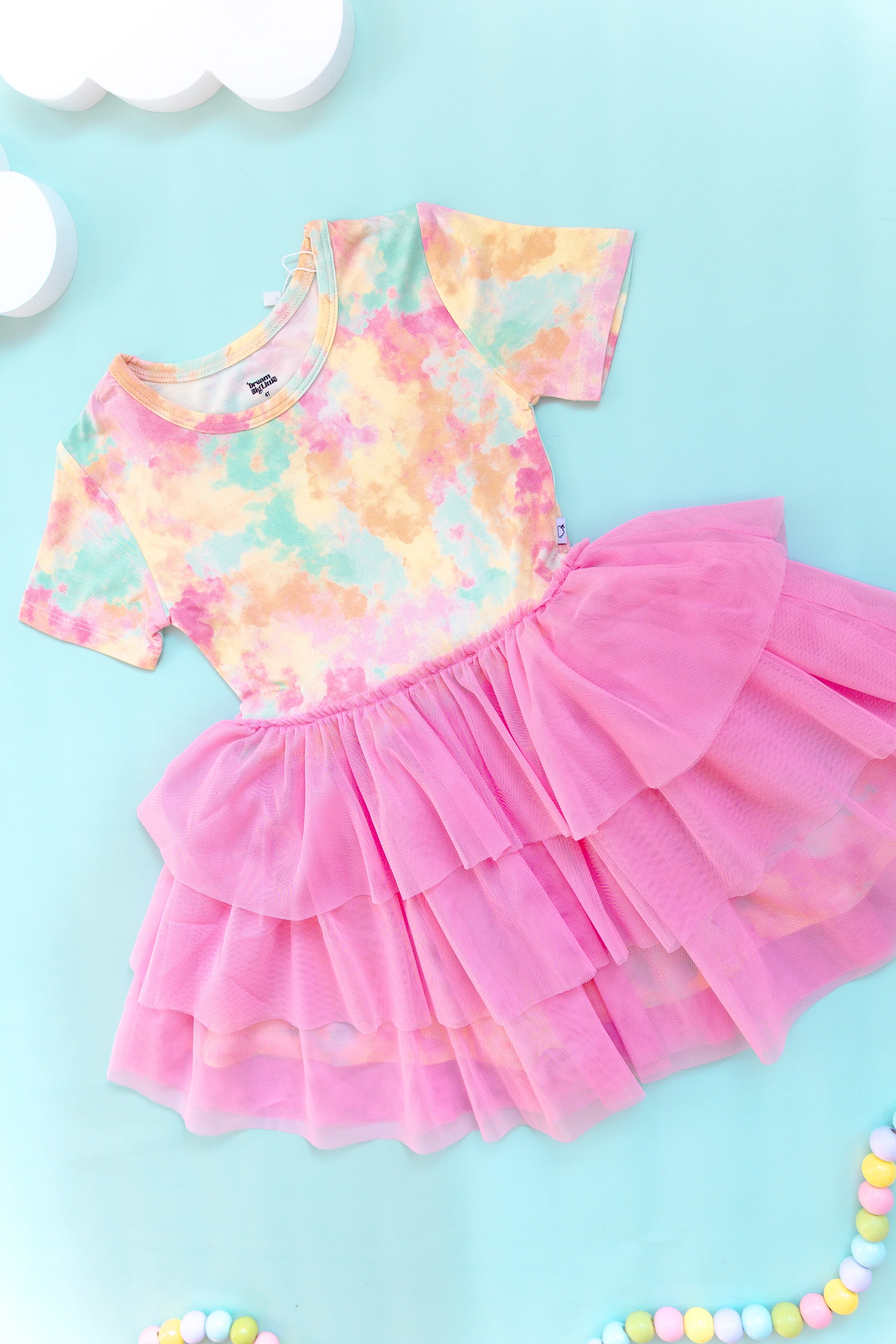 RAINBOW CLOUDS DREAM TUTU DRESS - Image 8