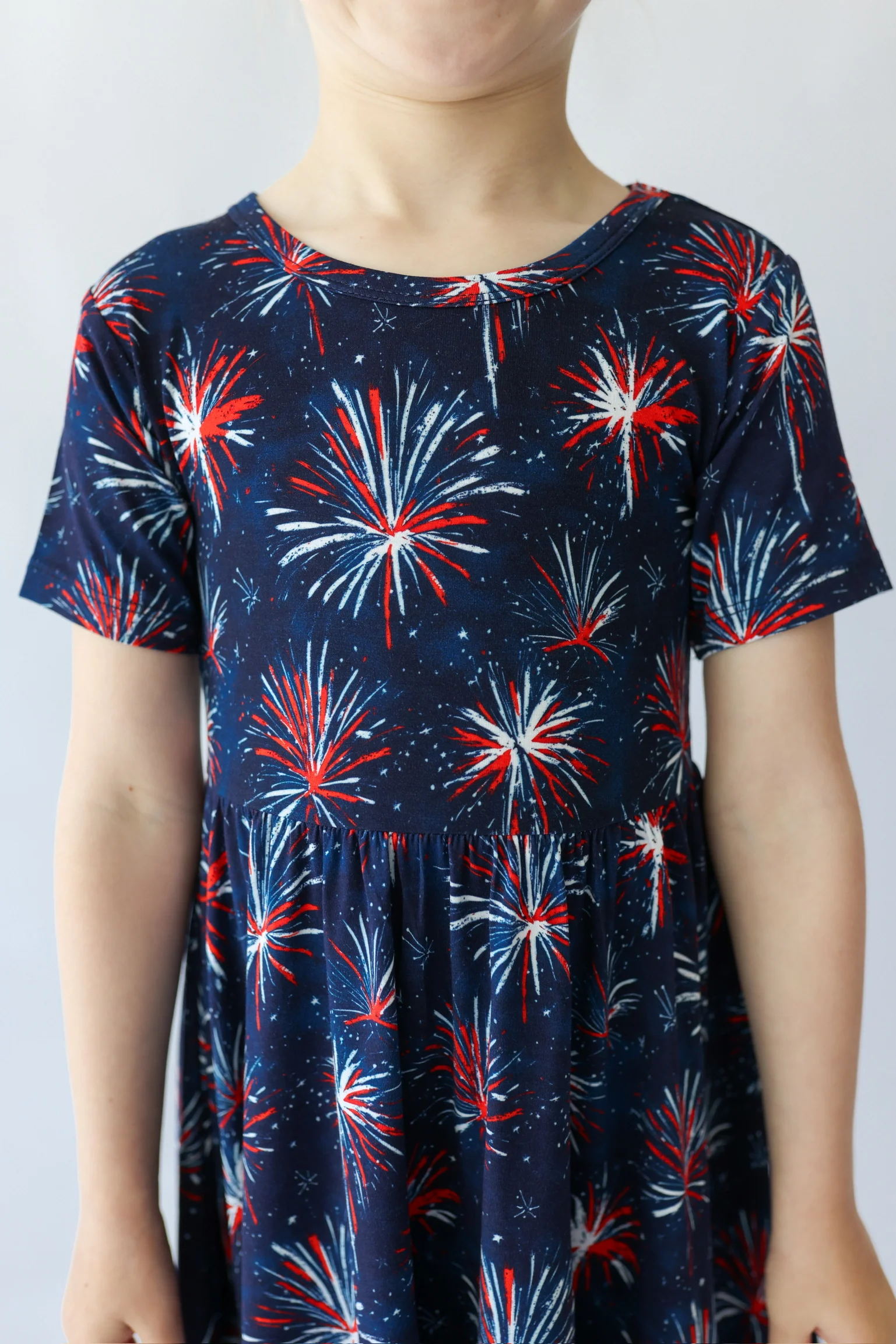 RED, WHITE & BOOM DREAM RUFFLE DRESS - Image 5