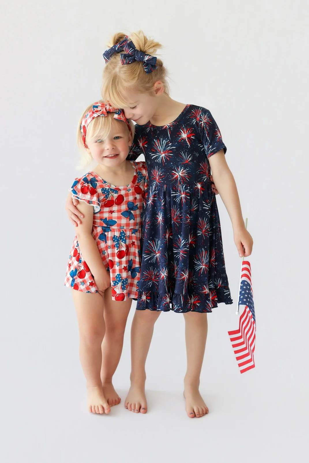 RED, WHITE & BOOM DREAM RUFFLE DRESS - Image 8