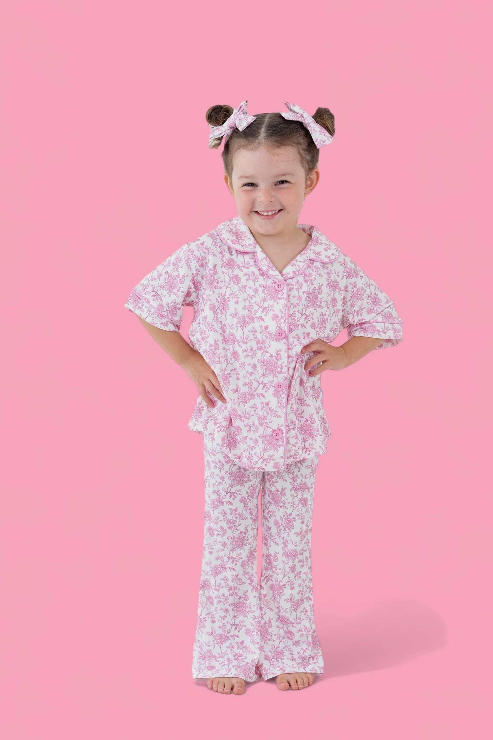 ROSEWOOD TOILE DREAM GIRL'S FLARE SET - Image 10