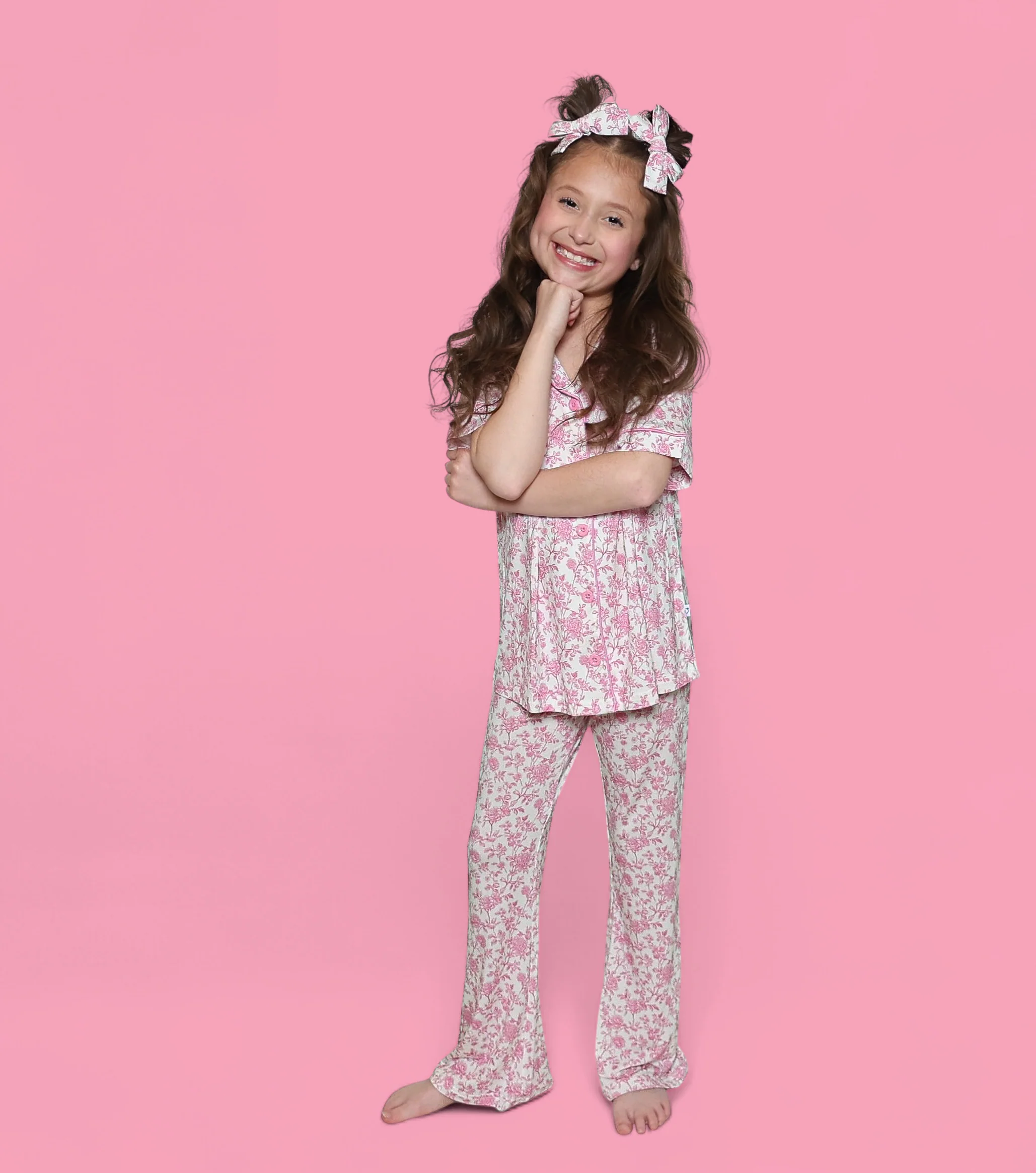 ROSEWOOD TOILE DREAM GIRL'S FLARE SET - Image 12