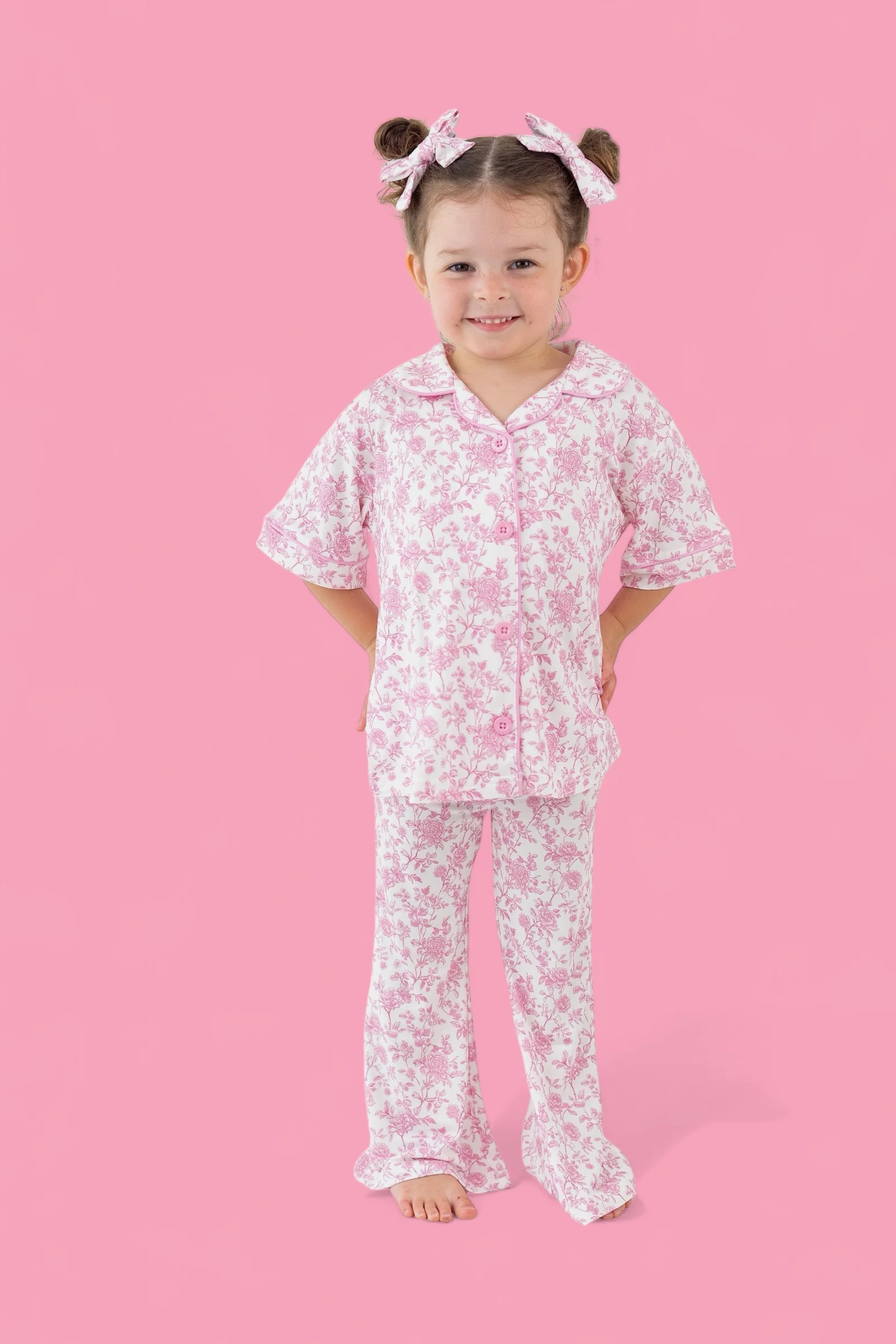 ROSEWOOD TOILE DREAM GIRL'S FLARE SET - Image 19