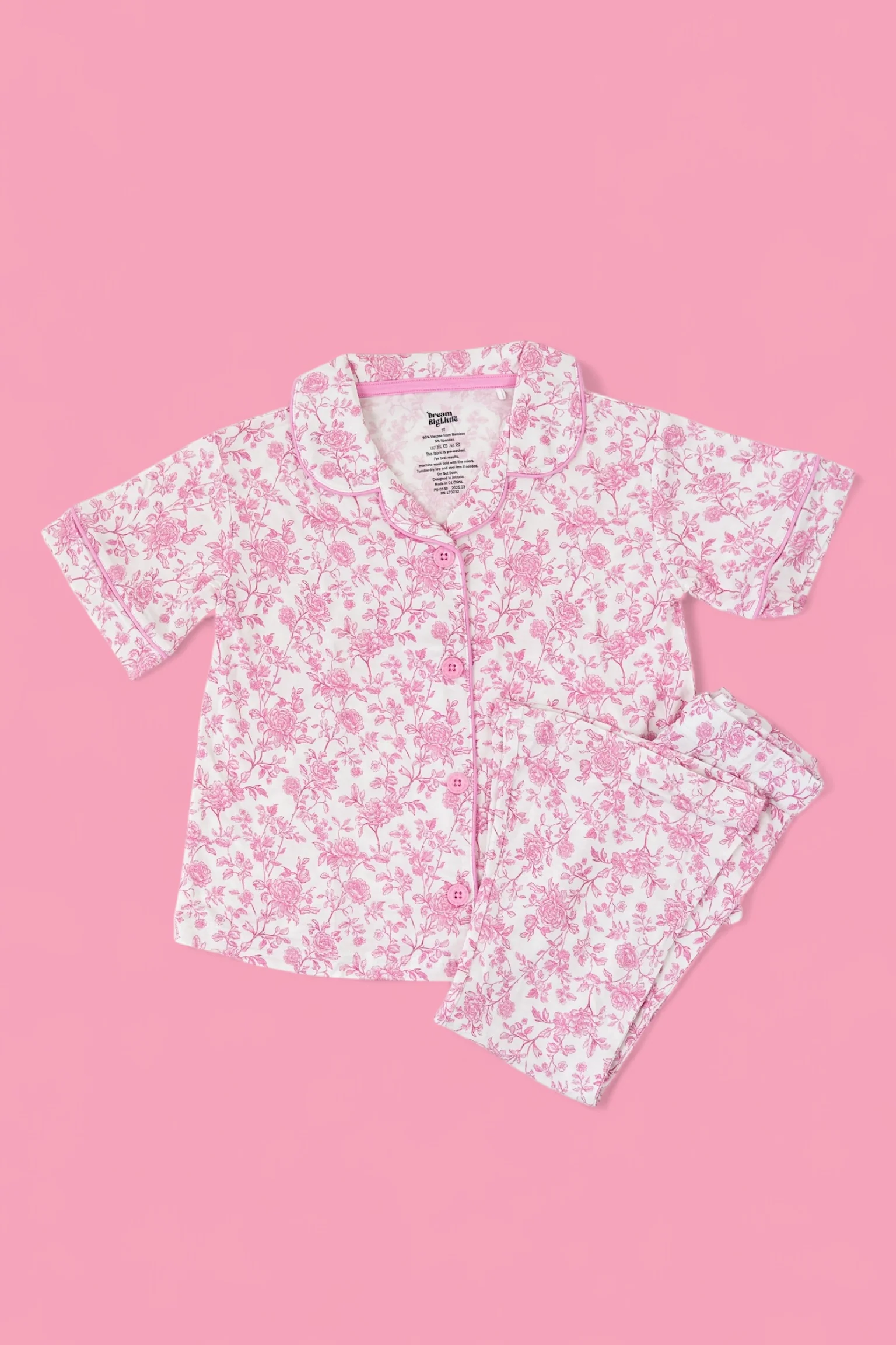 ROSEWOOD TOILE DREAM GIRL'S FLARE SET - Image 2