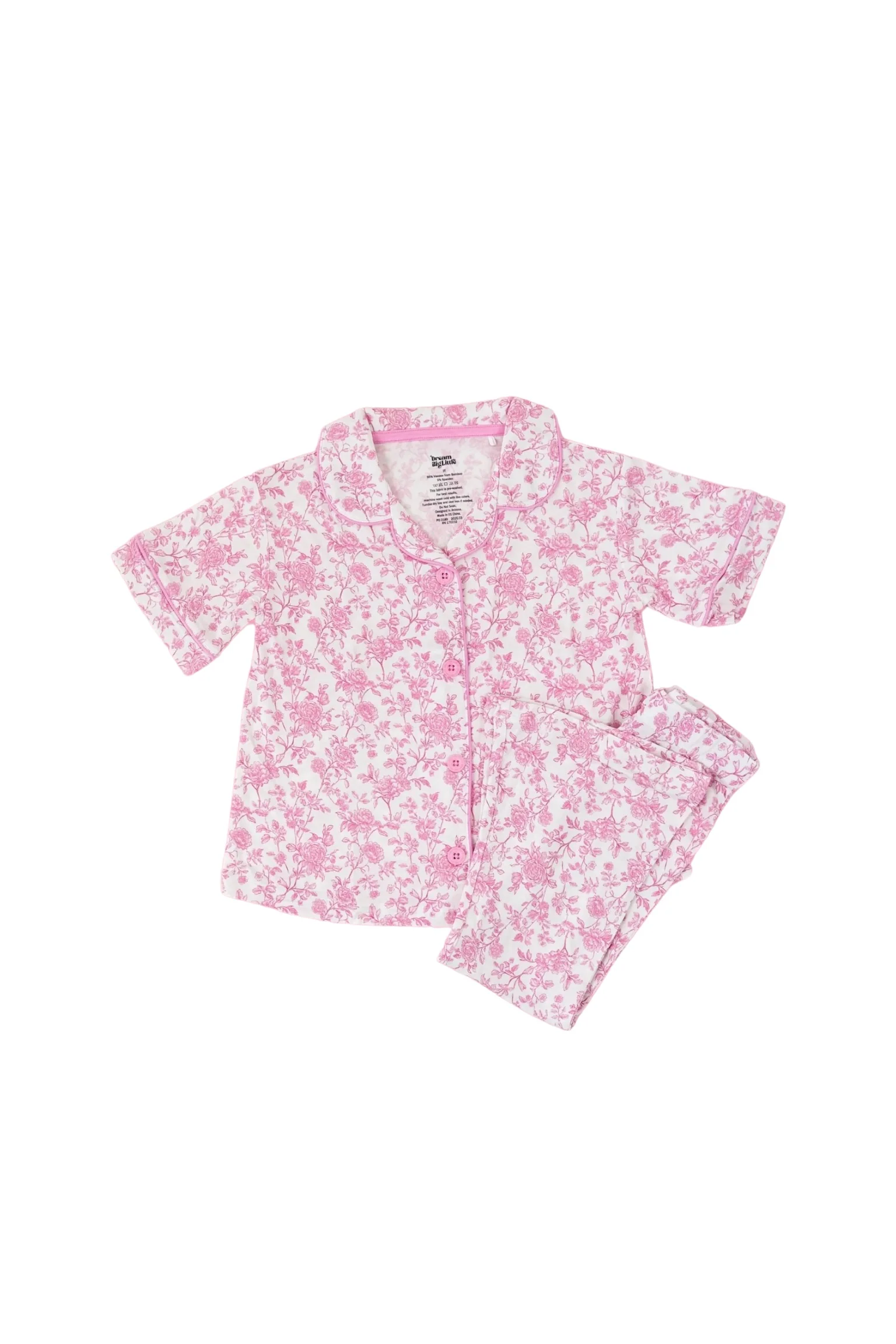 ROSEWOOD TOILE DREAM GIRL'S FLARE SET - Image 21