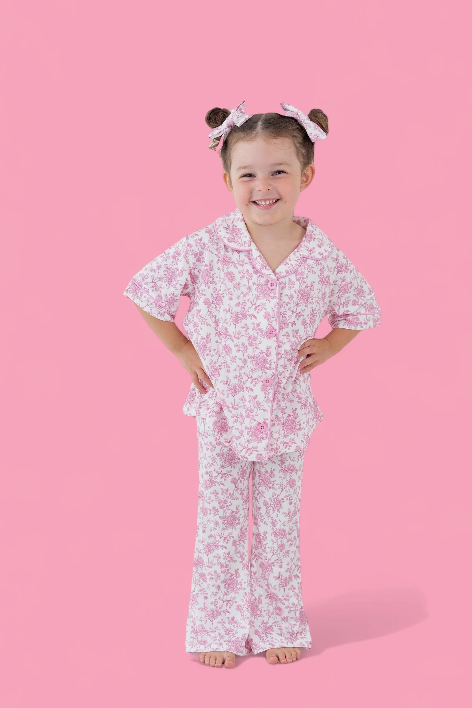 ROSEWOOD TOILE DREAM GIRL'S FLARE SET - Image 3
