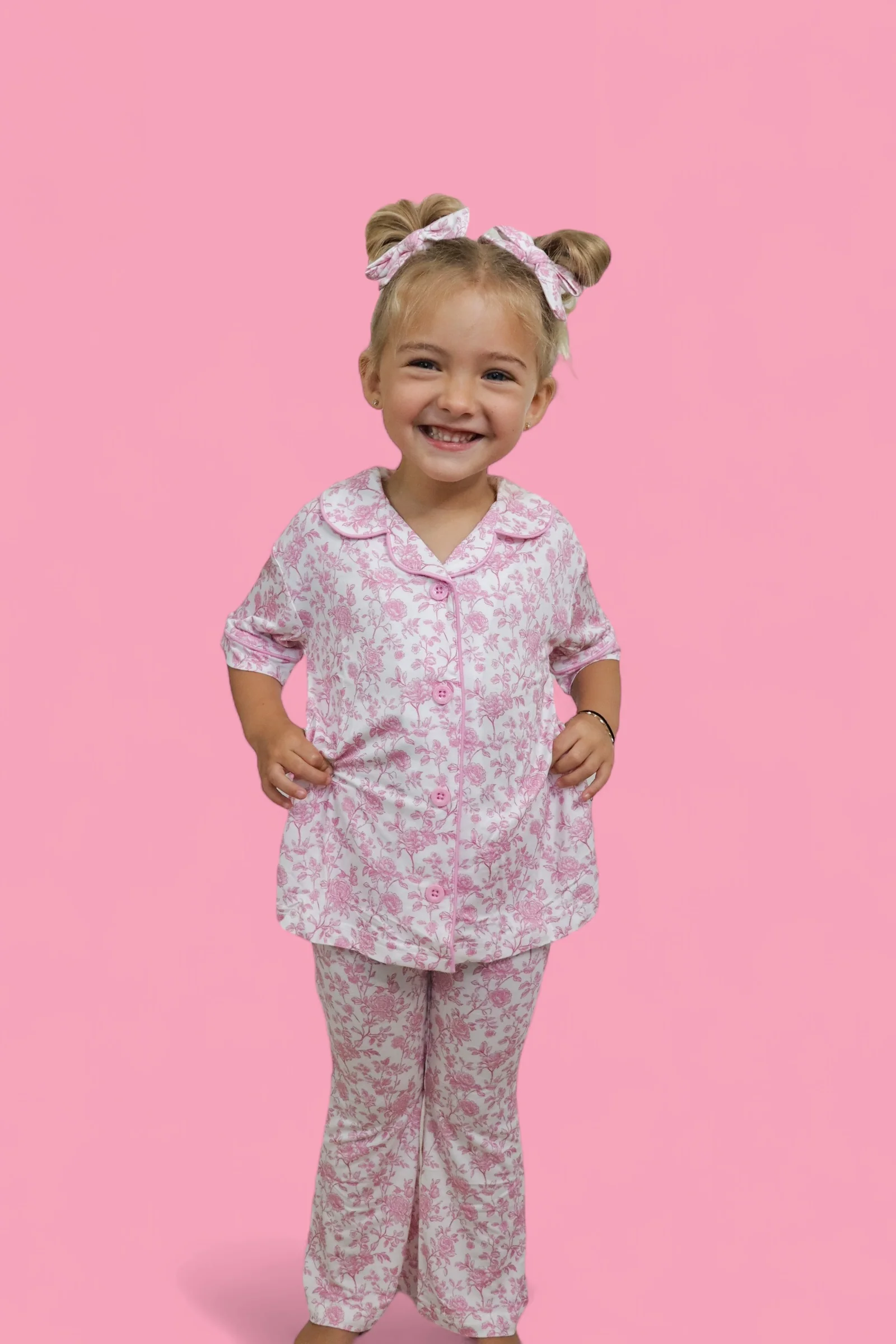 ROSEWOOD TOILE DREAM GIRL'S FLARE SET - Image 5