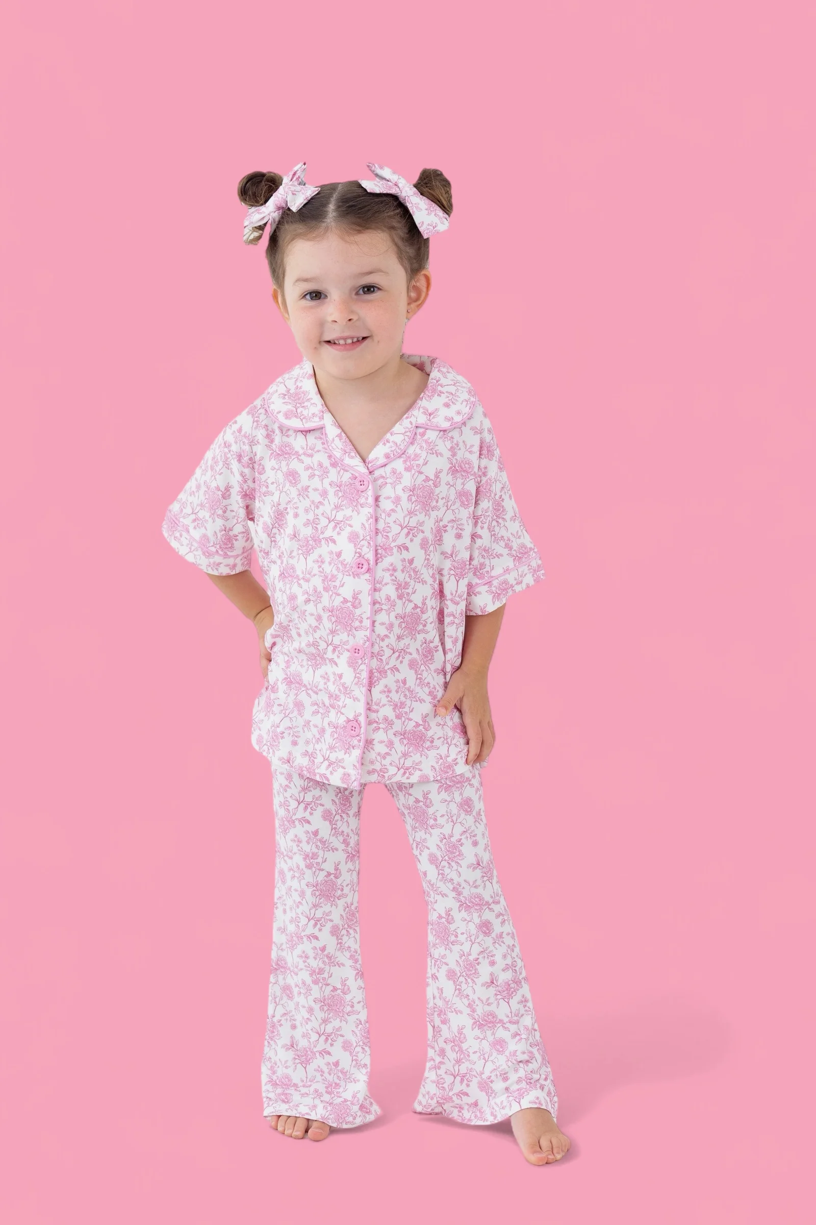 ROSEWOOD TOILE DREAM GIRL'S FLARE SET - Image 6