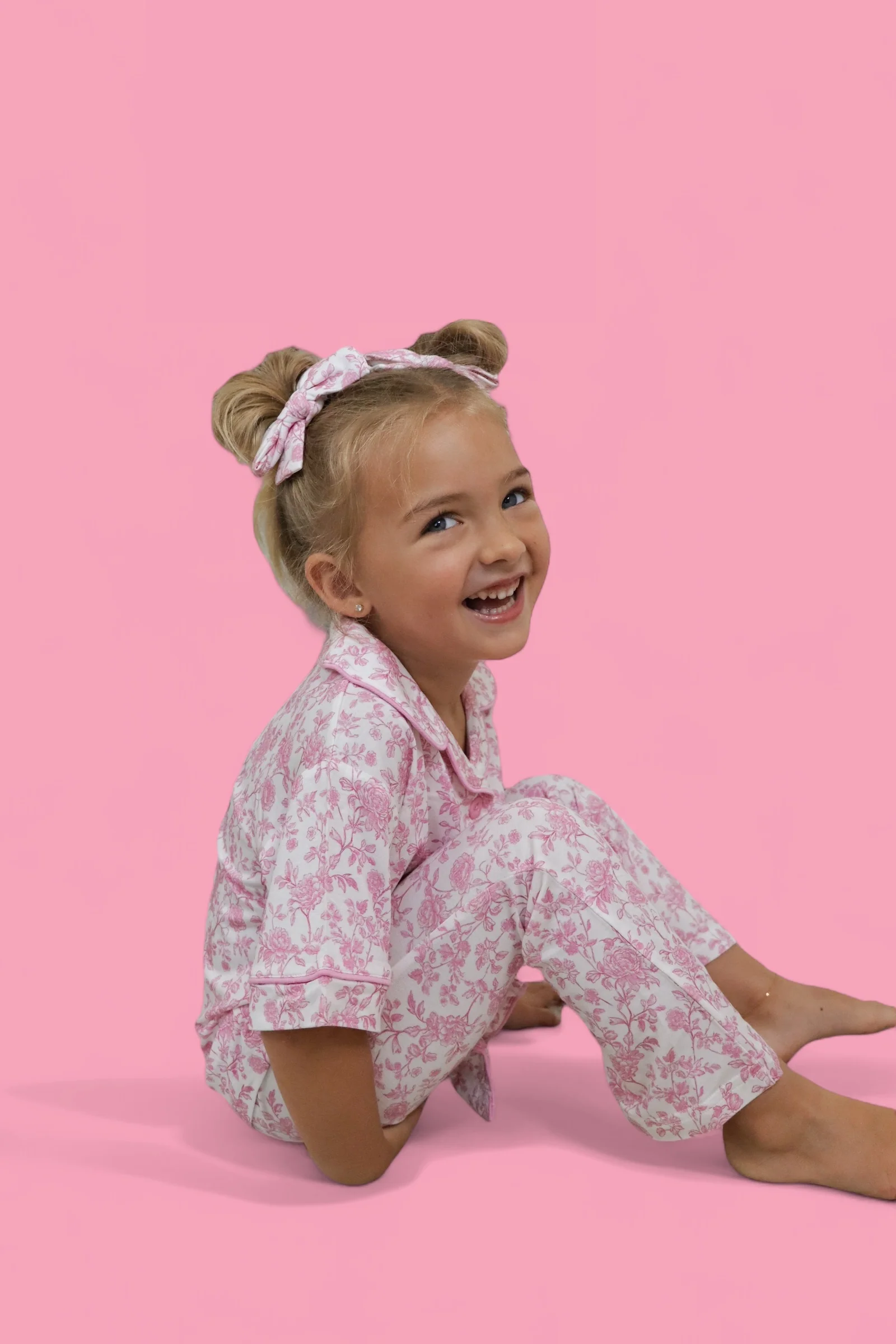 ROSEWOOD TOILE DREAM GIRL'S FLARE SET - Image 7