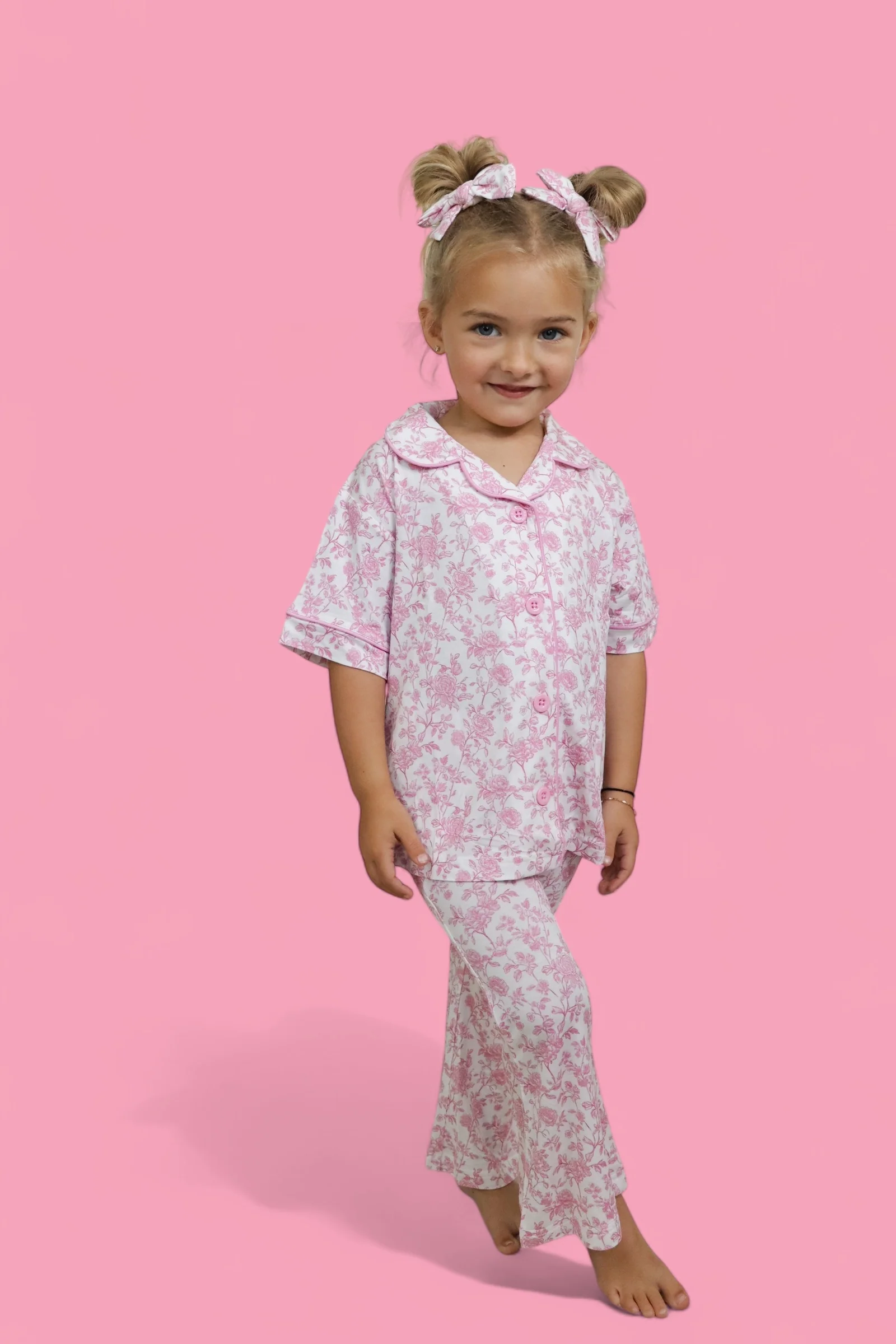 ROSEWOOD TOILE DREAM GIRL'S FLARE SET - Image 8