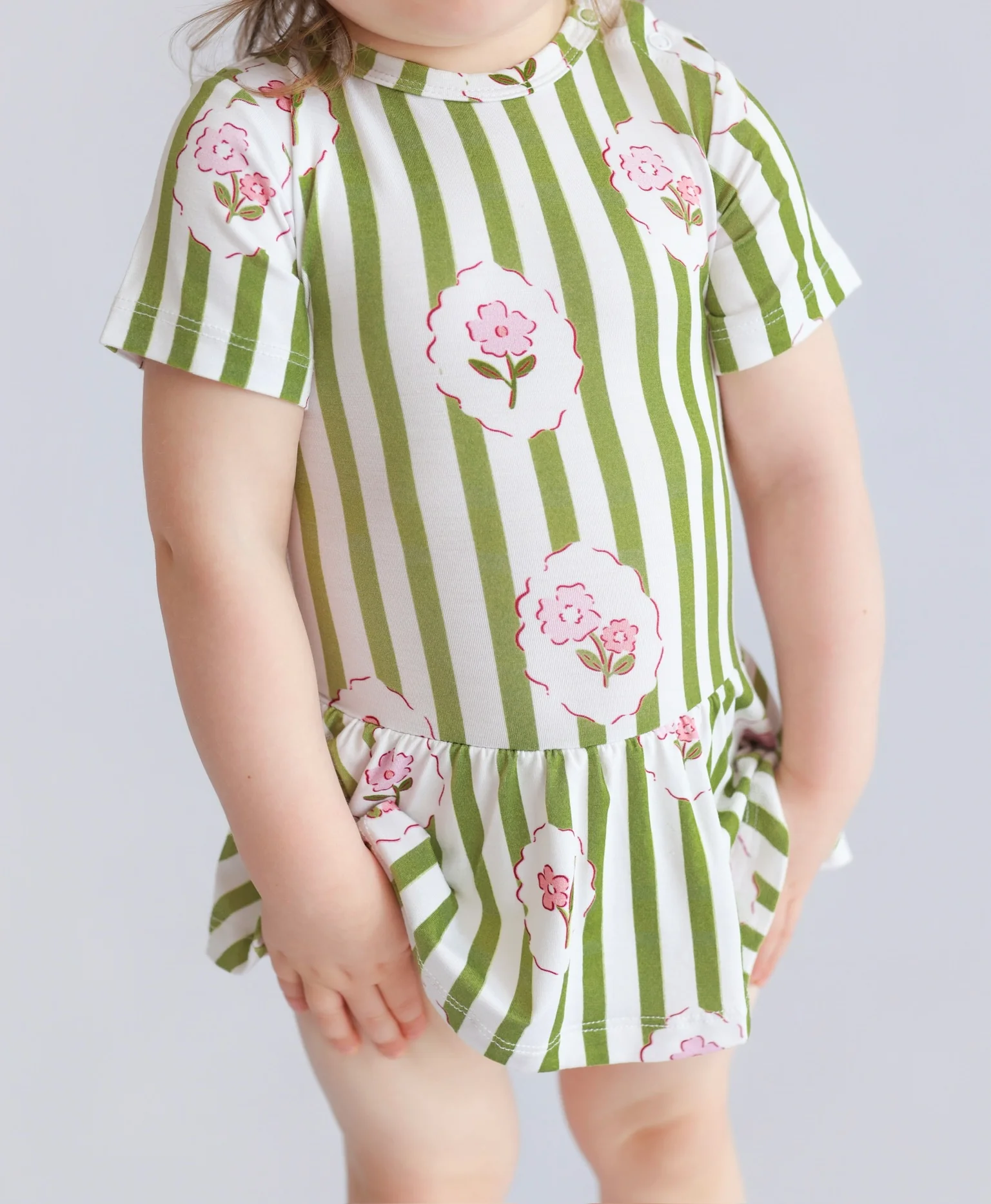ROSIE'S MEADOW STRIPES DREAM BODYSUIT DRESS - Image 6