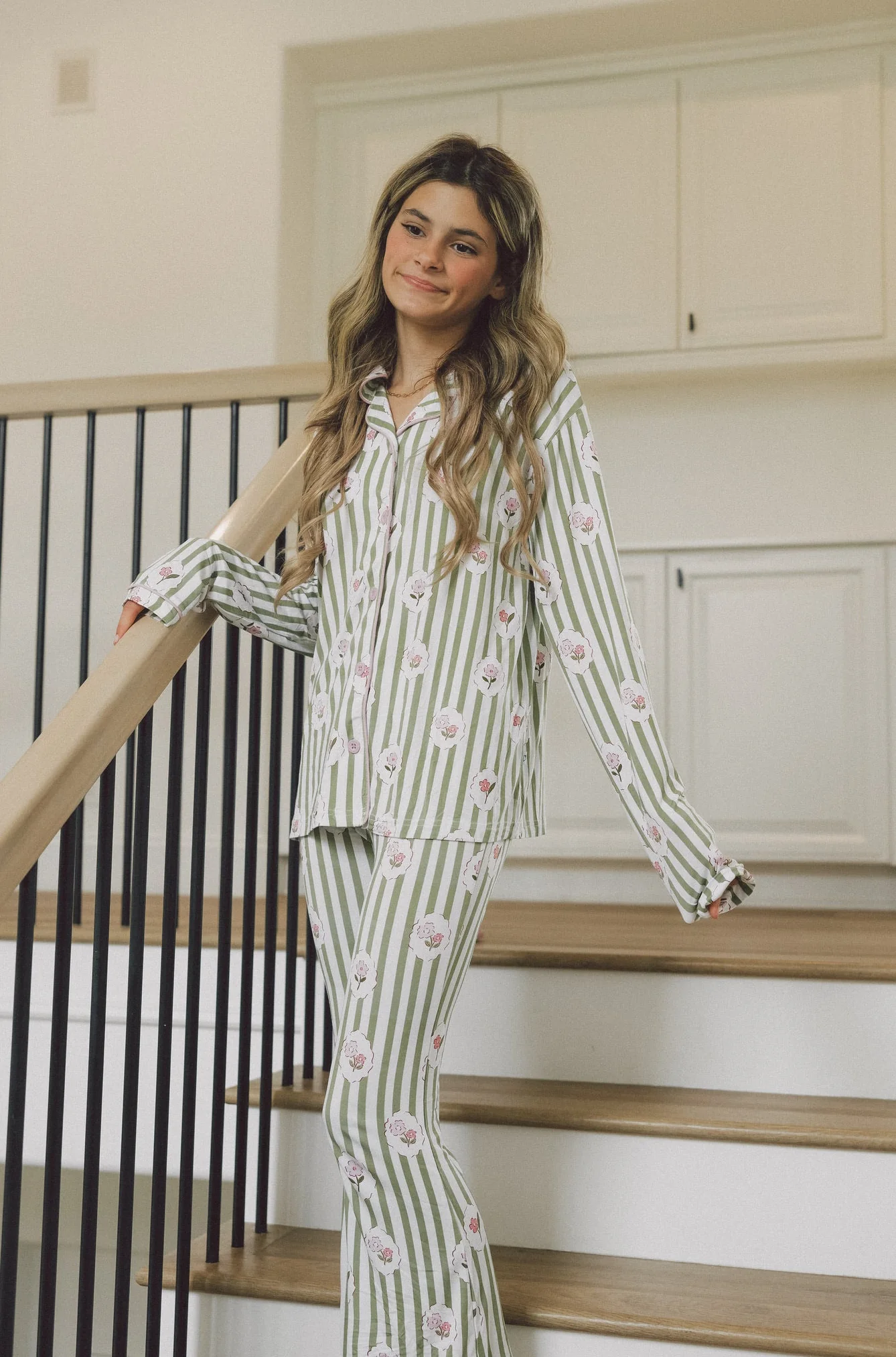 ROSIE'S MEADOW STRIPES DREAM GIRL'S FLARE SET