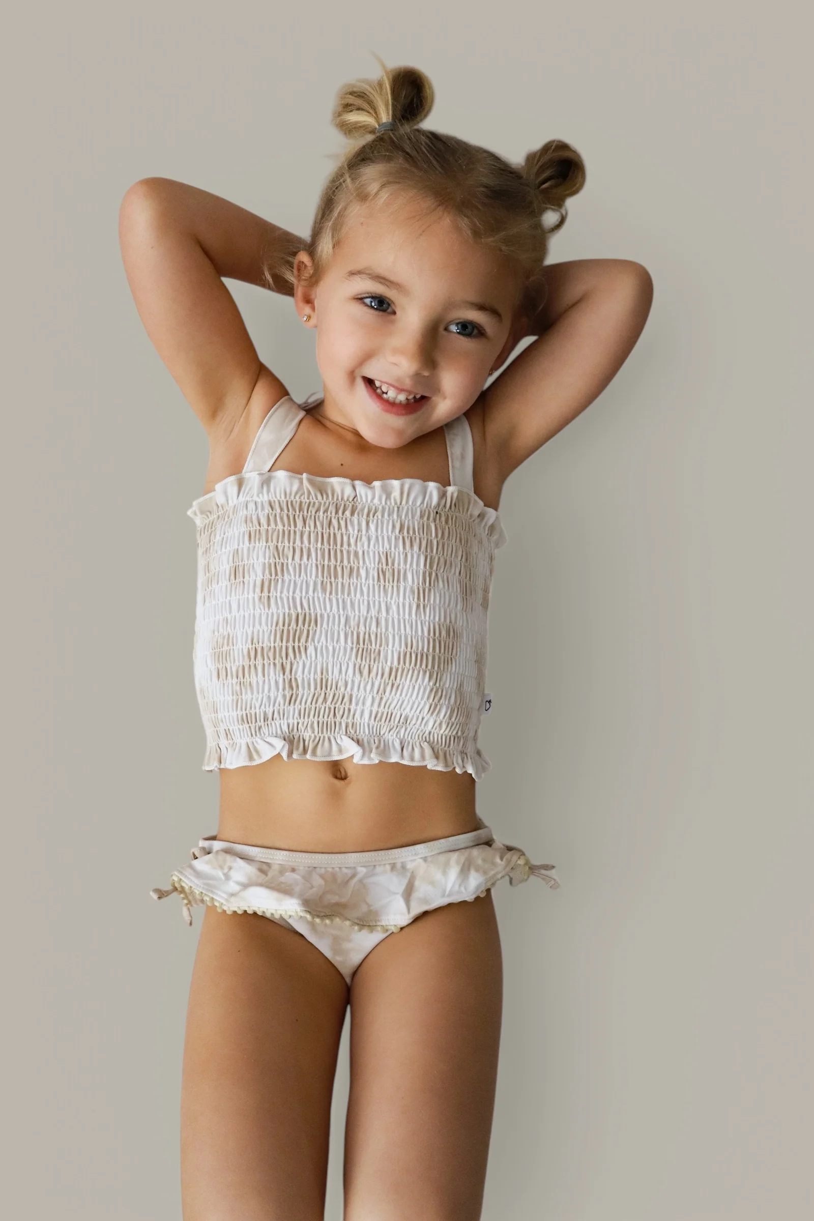 SANDY SHORES DREAM SMOCKED TWO PIECE SWIM SUIT - Image 3