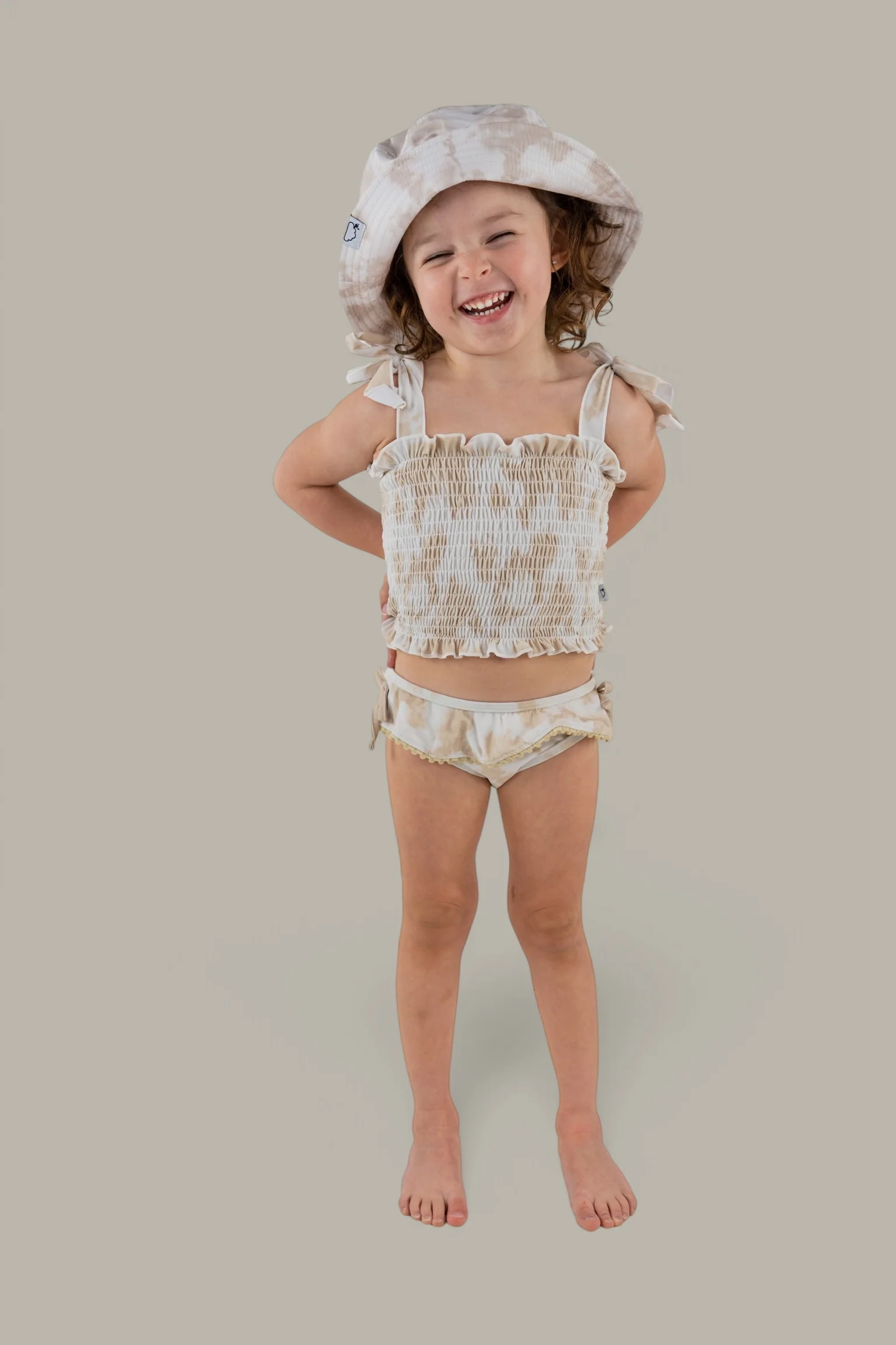 SANDY SHORES DREAM SMOCKED TWO PIECE SWIM SUIT - Image 36