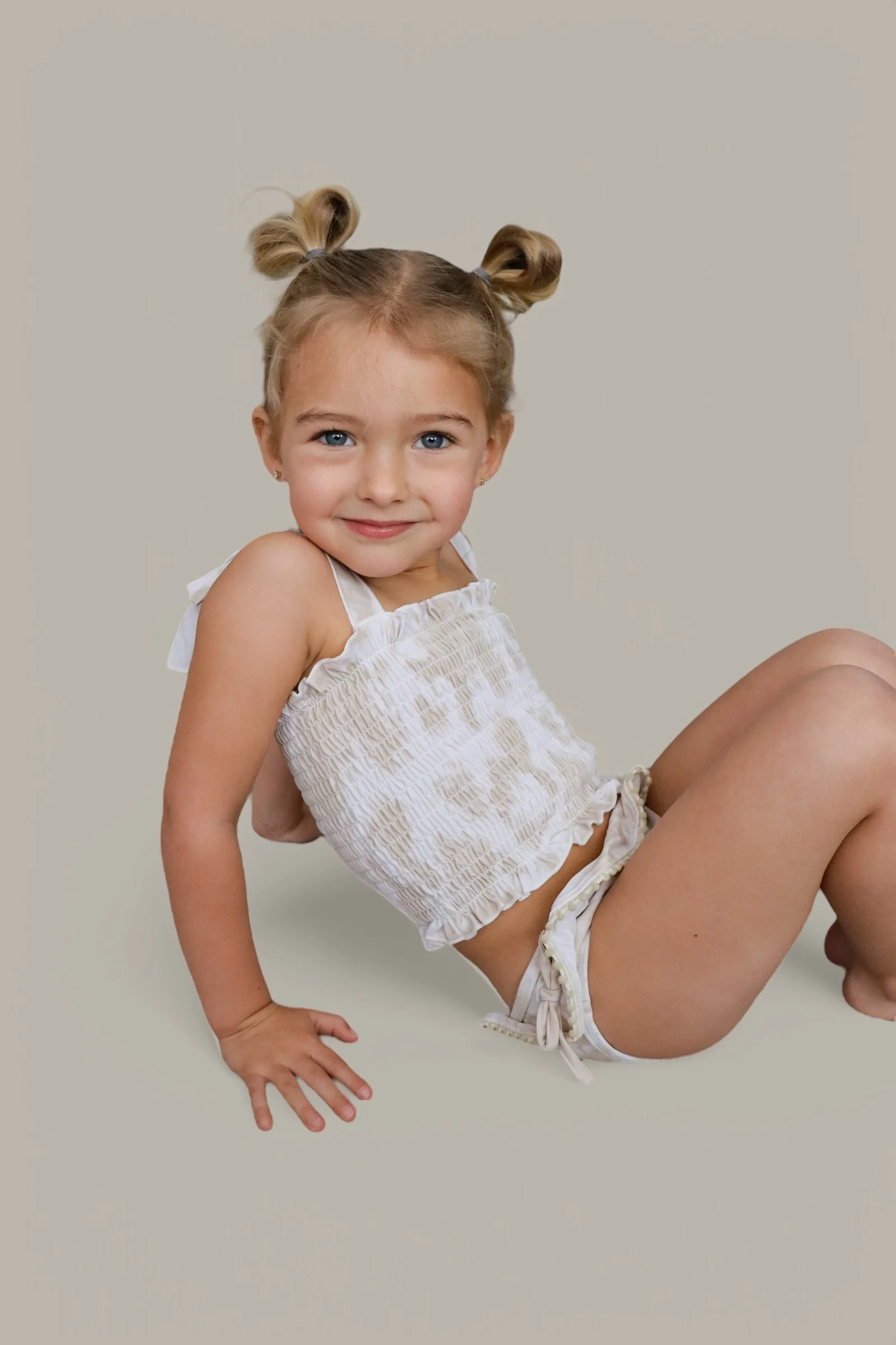 SANDY SHORES DREAM SMOCKED TWO PIECE SWIM SUIT - Image 4