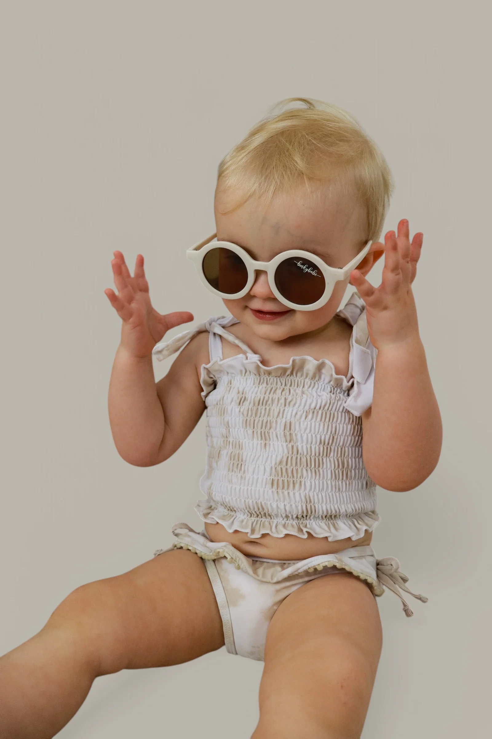SANDY SHORES DREAM SMOCKED TWO PIECE SWIM SUIT - Image 9