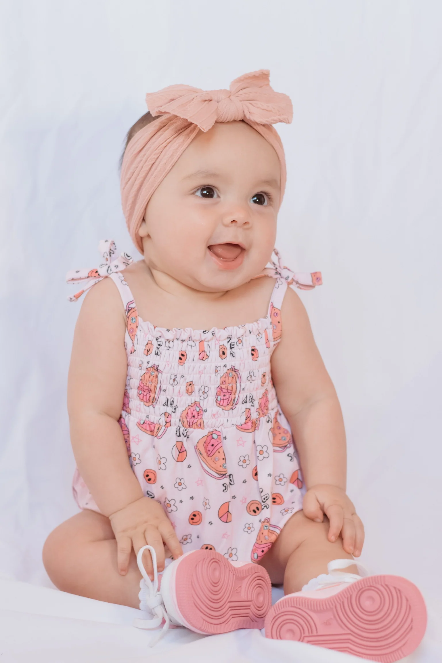 SCHOOL DREAMZZZ SMOCKED BUBBLE ROMPER - Image 2