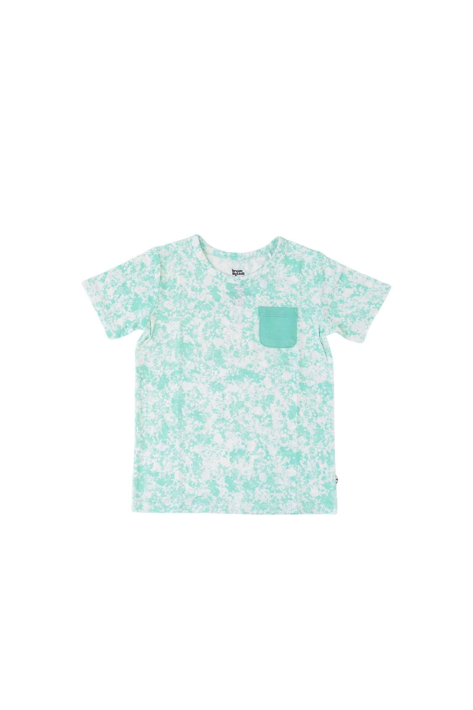 SEAFOAM TIE DYE DREAM POCKET TEE - Image 11