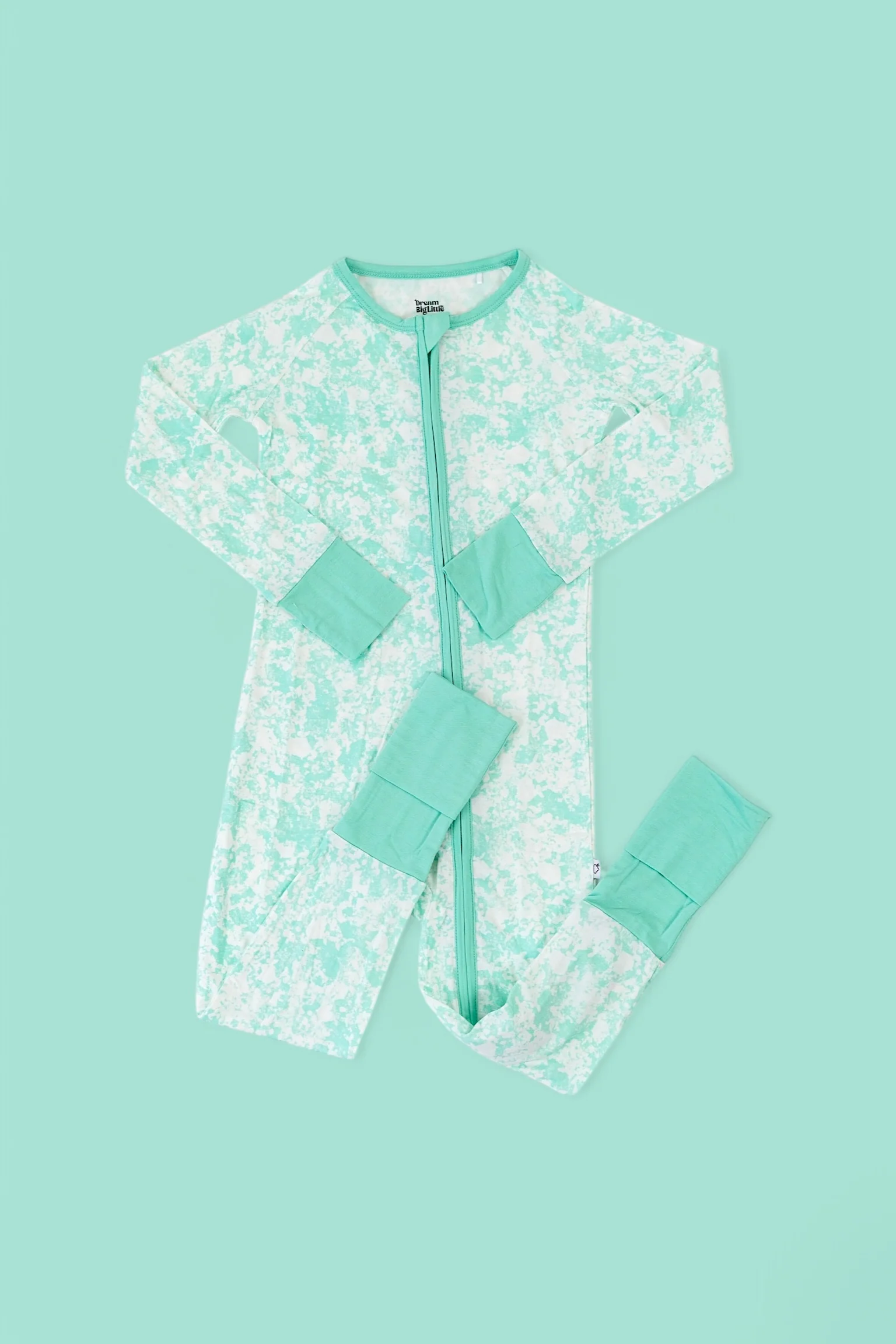 SEAFOAM TIE DYE DREAM ROMPER - Image 2