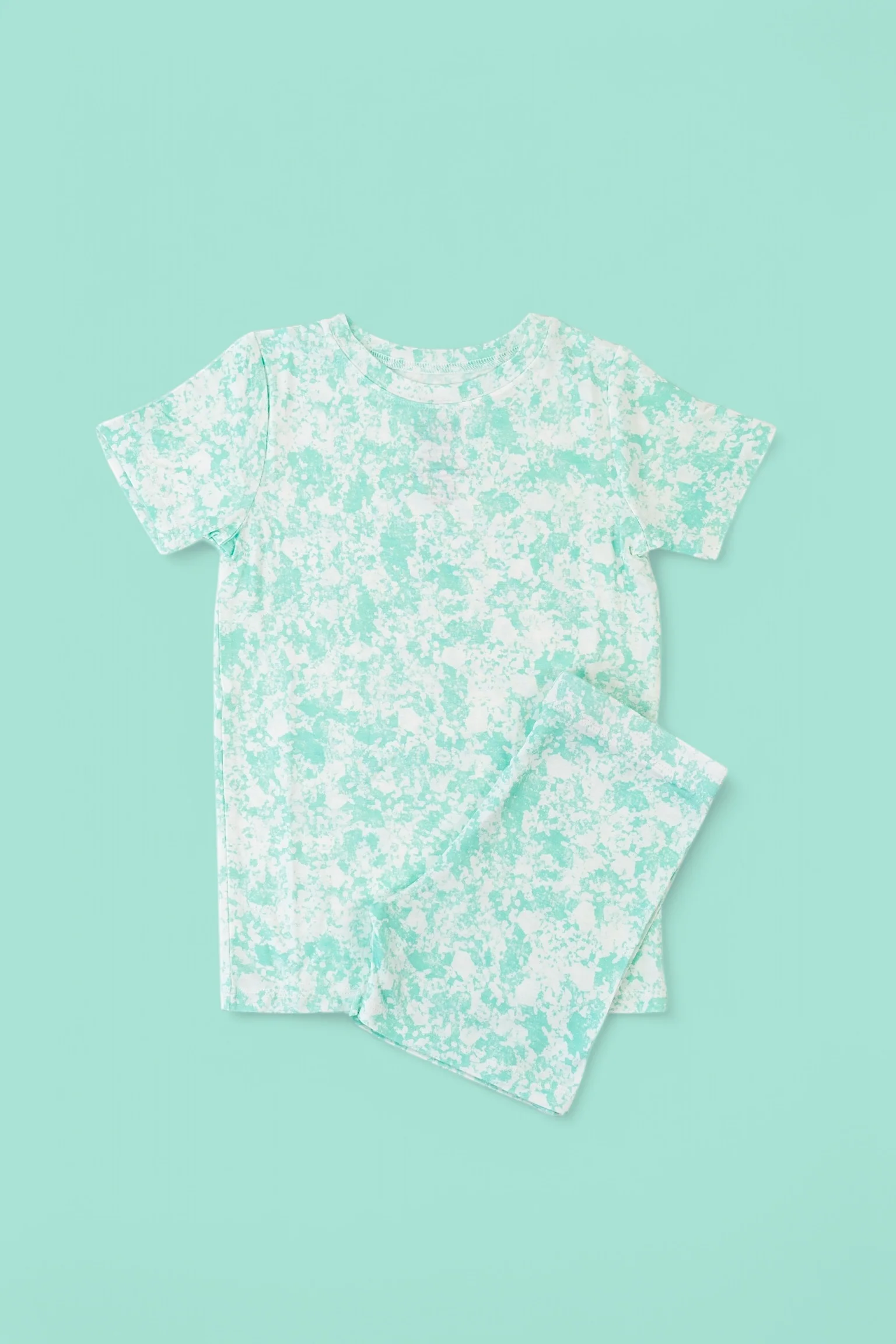 SEAFOAM TIE DYE DREAM SHORT SET - Image 2
