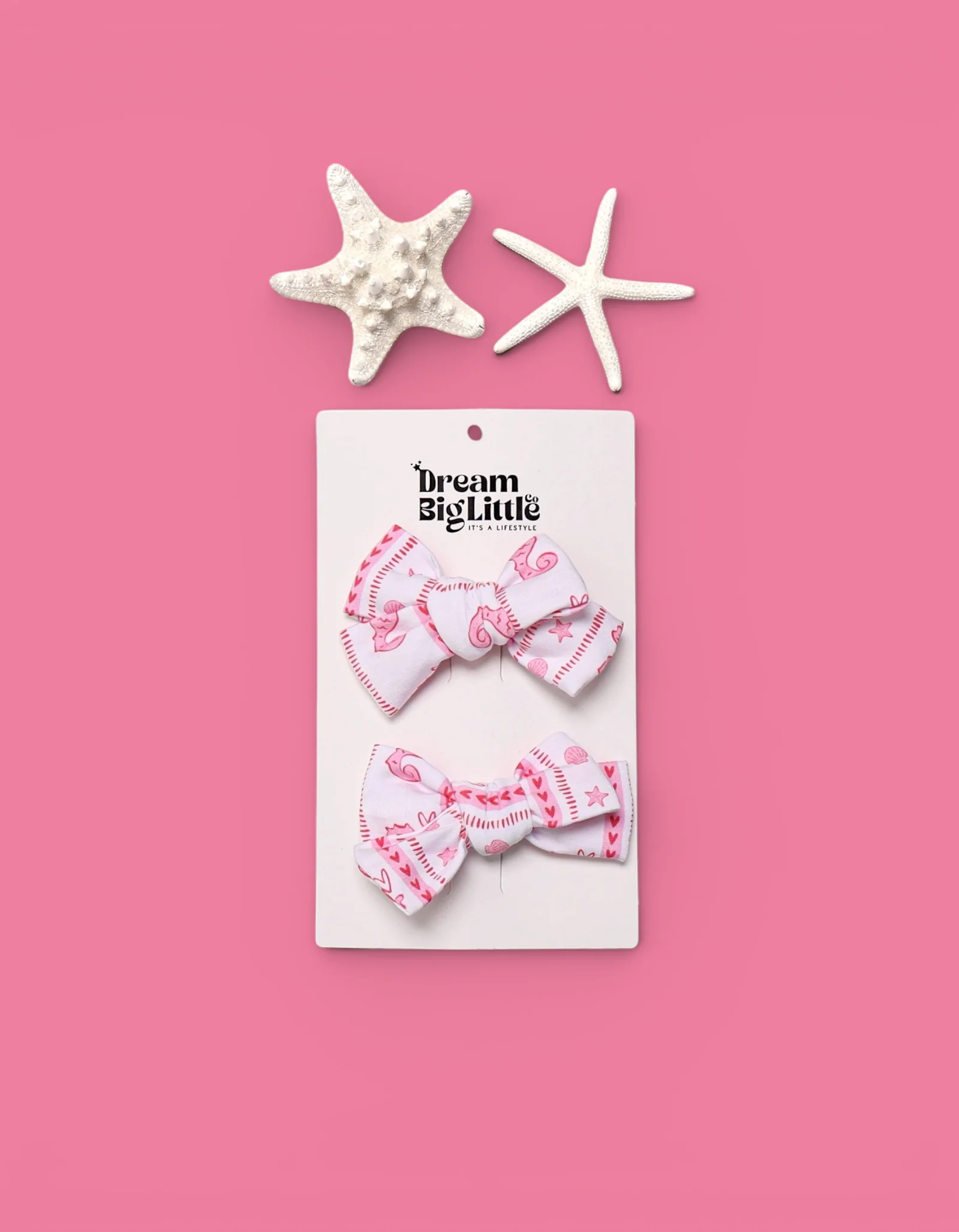SEAHORSE SWEETHEART DREAM BOW HAIR CLIPS - Image 2