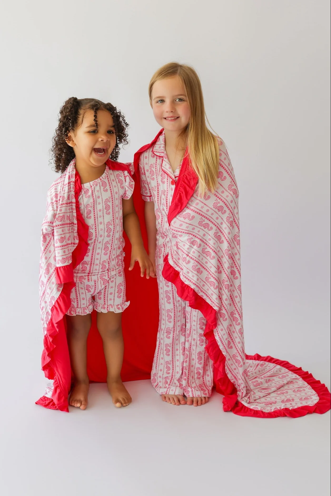 SEAHORSE SWEETHEART DREAM RUFFLE BLANKET - Image 6