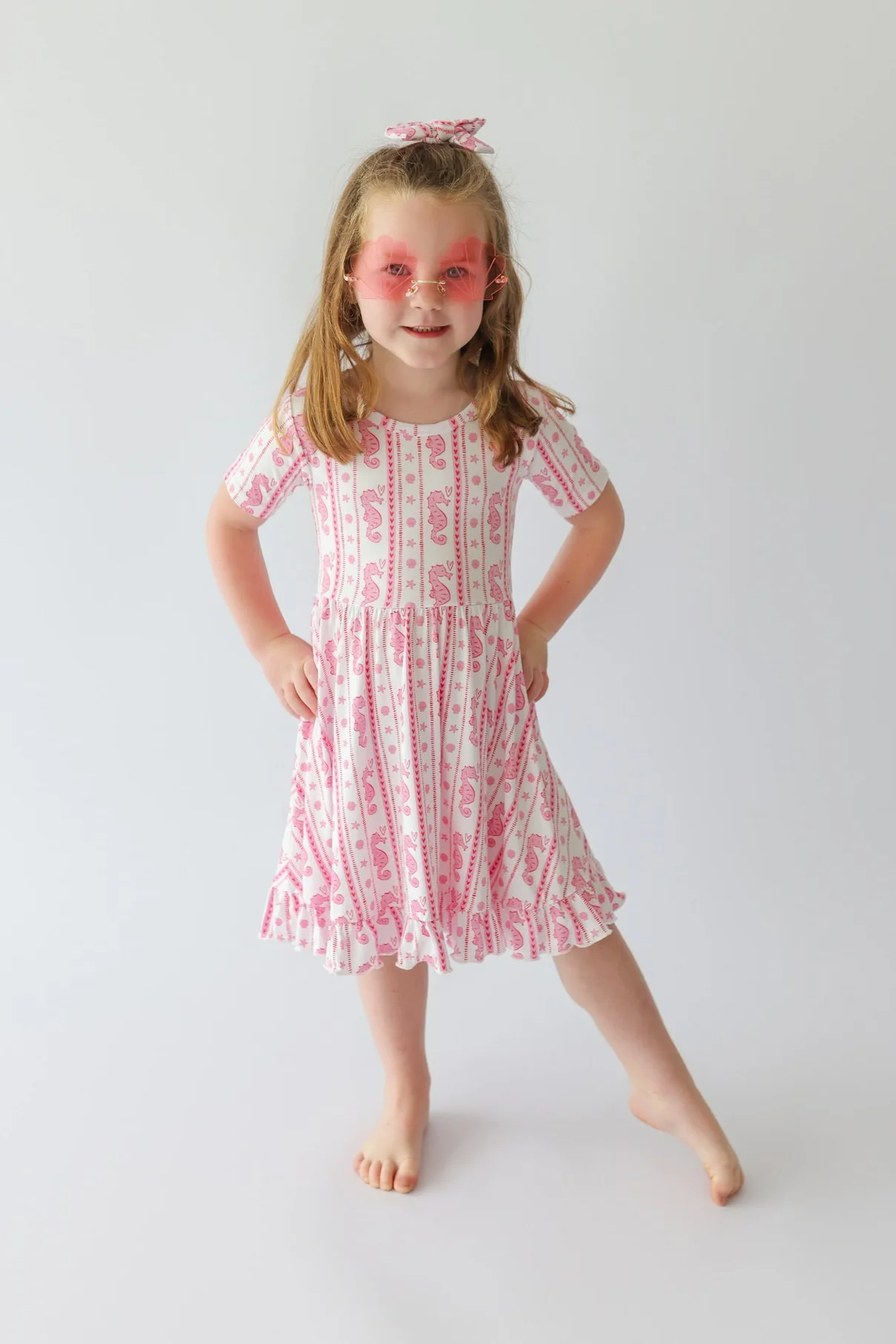 SEAHORSE SWEETHEART DREAM RUFFLE DRESS