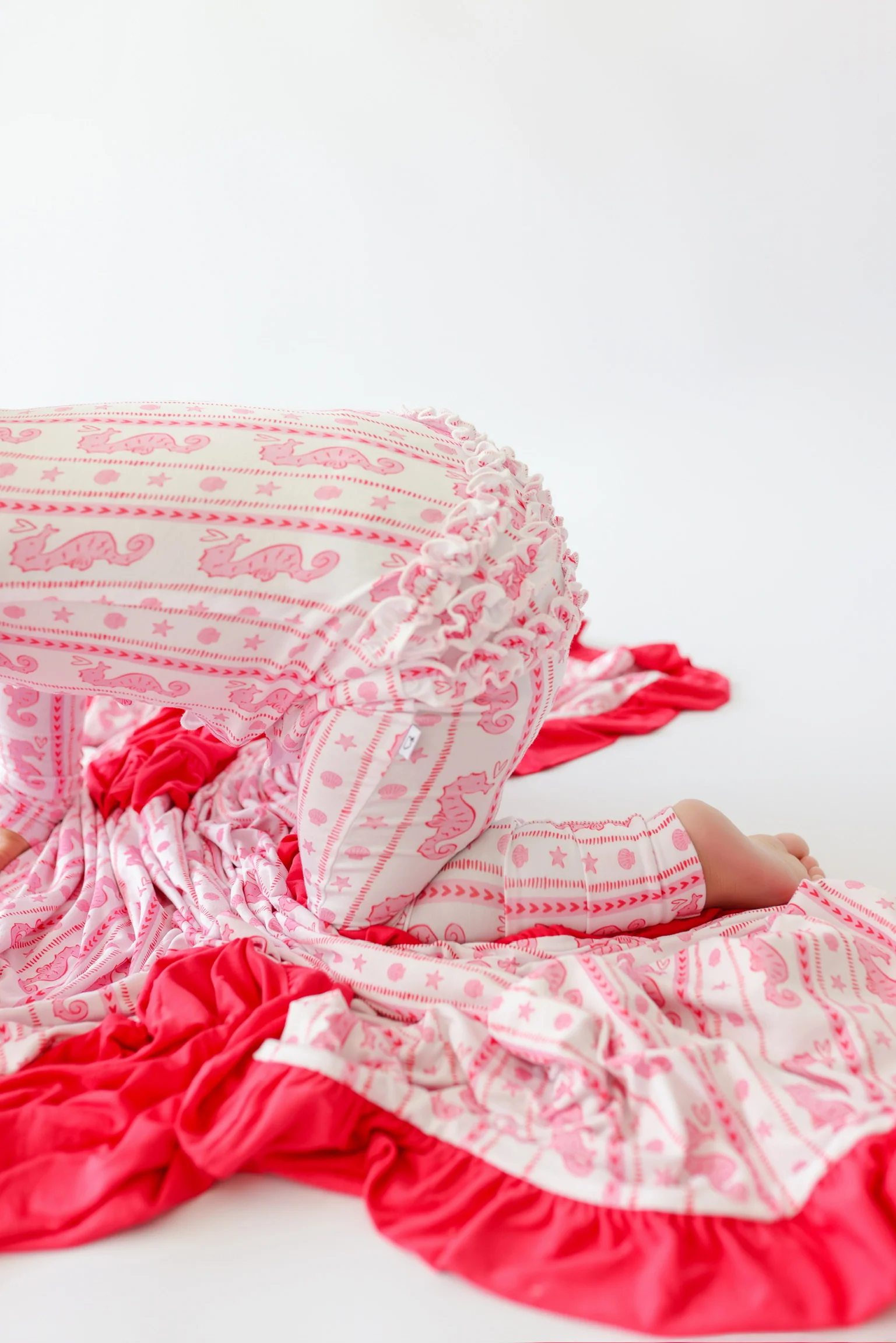 SEAHORSE SWEETHEART DREAM RUFFLE ROMPER - Image 7