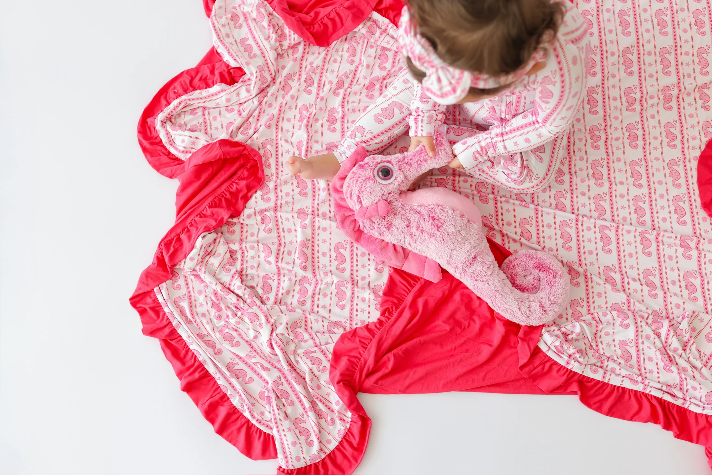SEAHORSE SWEETHEART DREAM RUFFLE ROMPER - Image 9