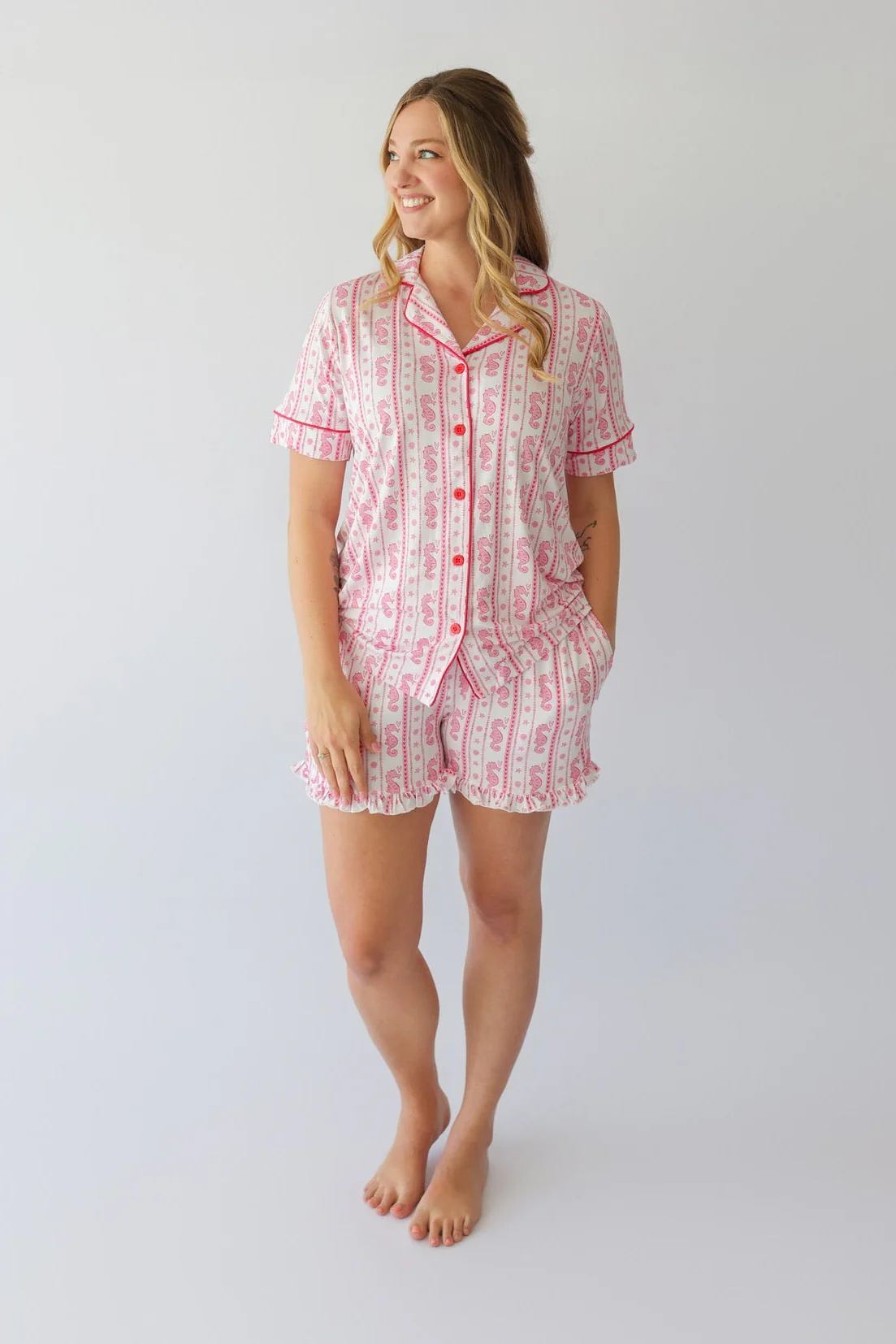 SEAHORSE SWEETHEART WOMEN’S DREAM SHORT SET - Image 5