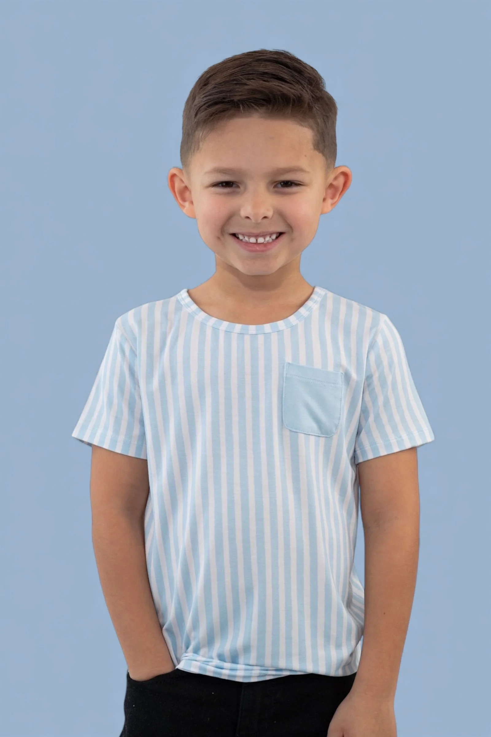 SEASIDE STRIPE DREAM POCKET TEE - Image 8