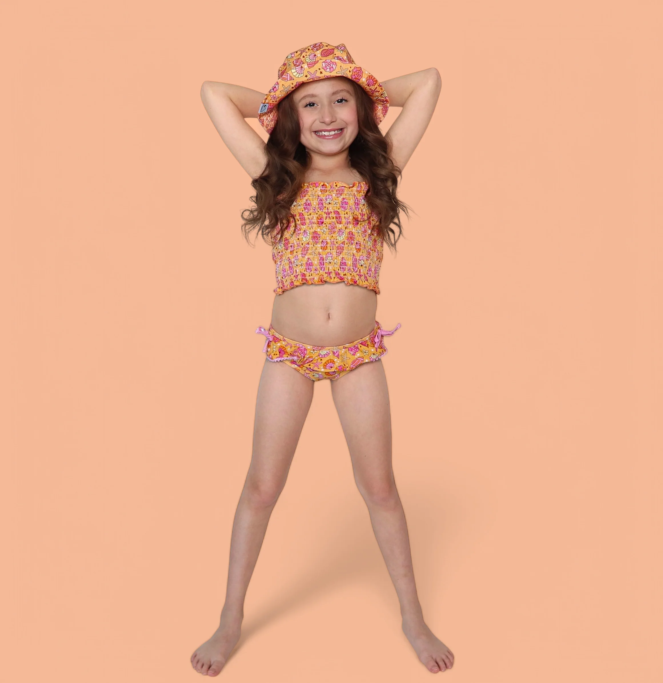 SHELLO SUMMER DREAM SMOCKED TANKINI TWO PIECE SWIM SUIT - Image 14