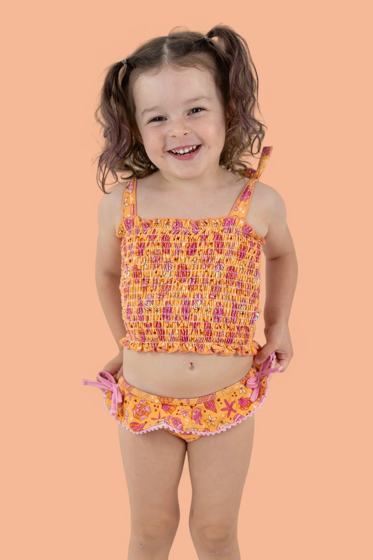 SHELLO SUMMER DREAM SMOCKED TANKINI TWO PIECE SWIM SUIT - Image 18