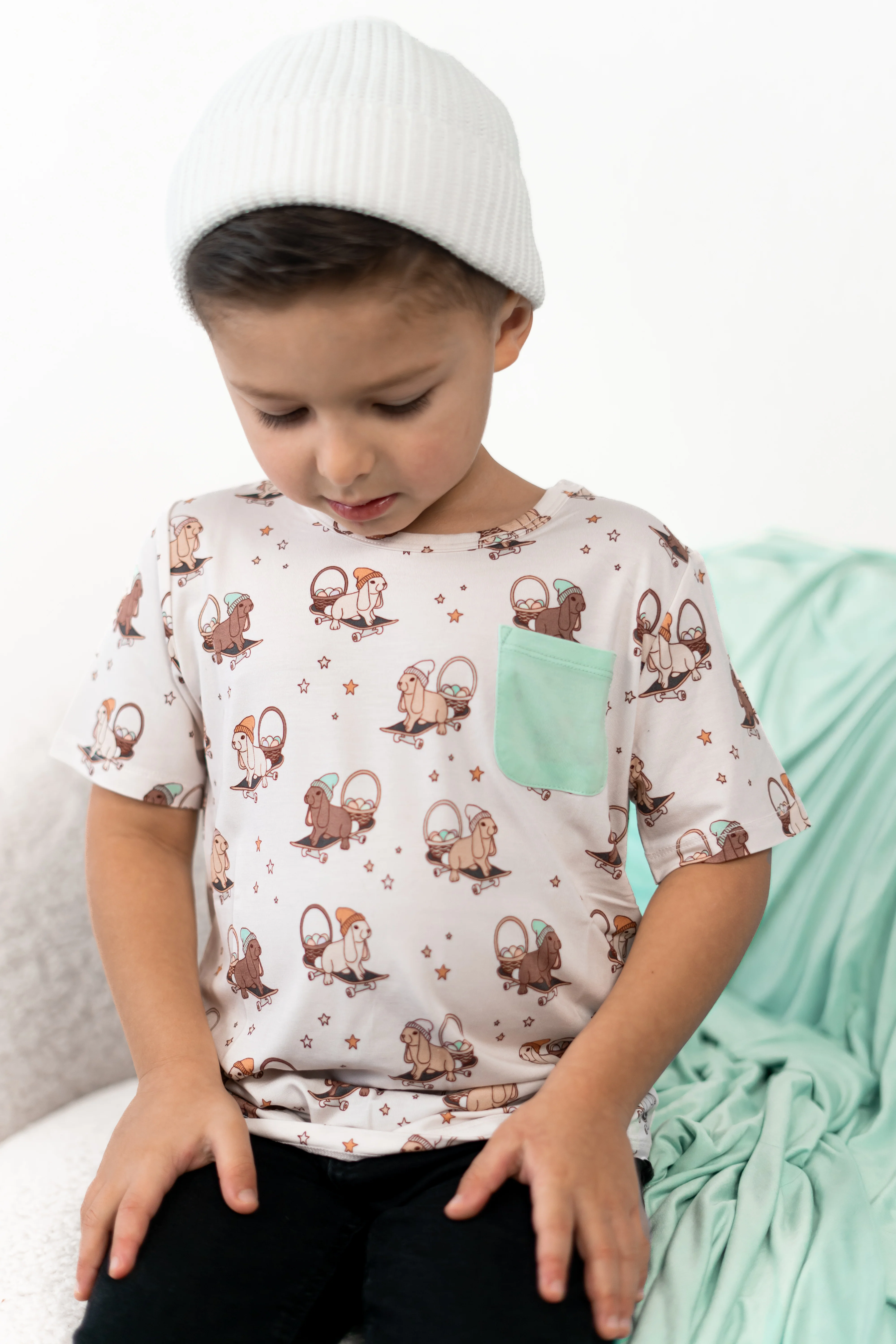 SKATING EGG HUNT DREAM POCKET TEE - Image 5