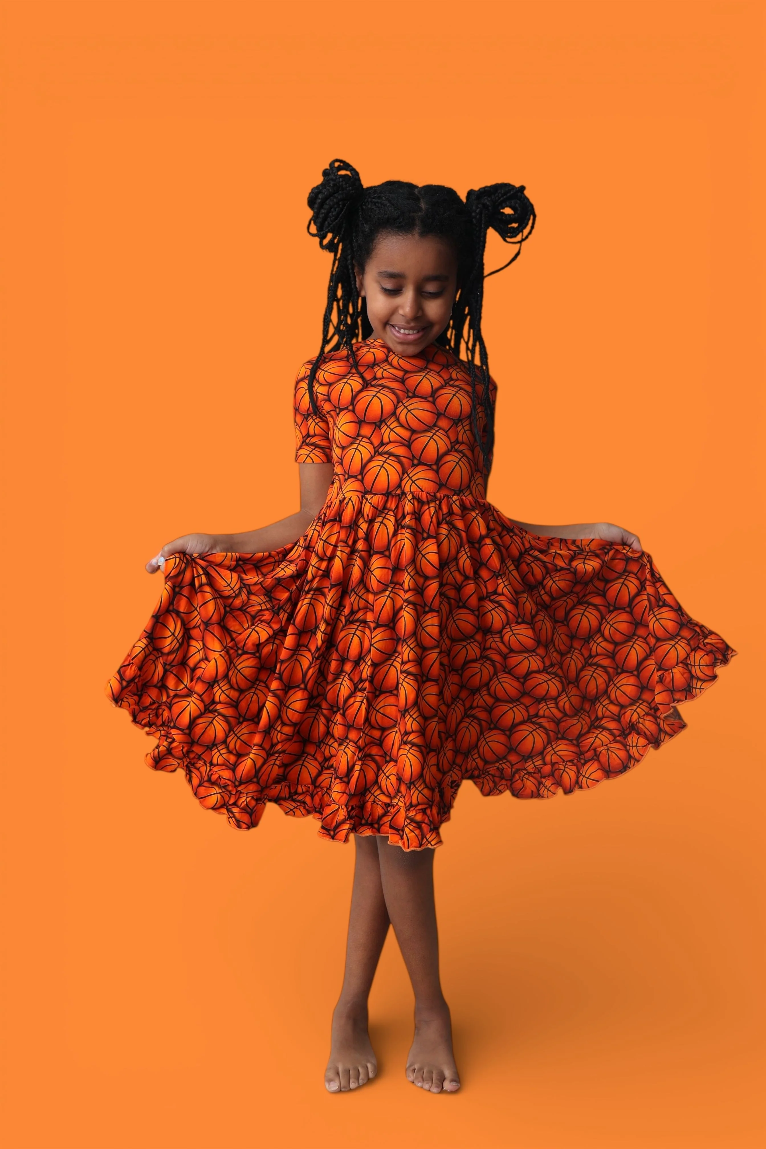 SLAM DUNK SQUAD DREAM RUFFLE DRESS - Image 3