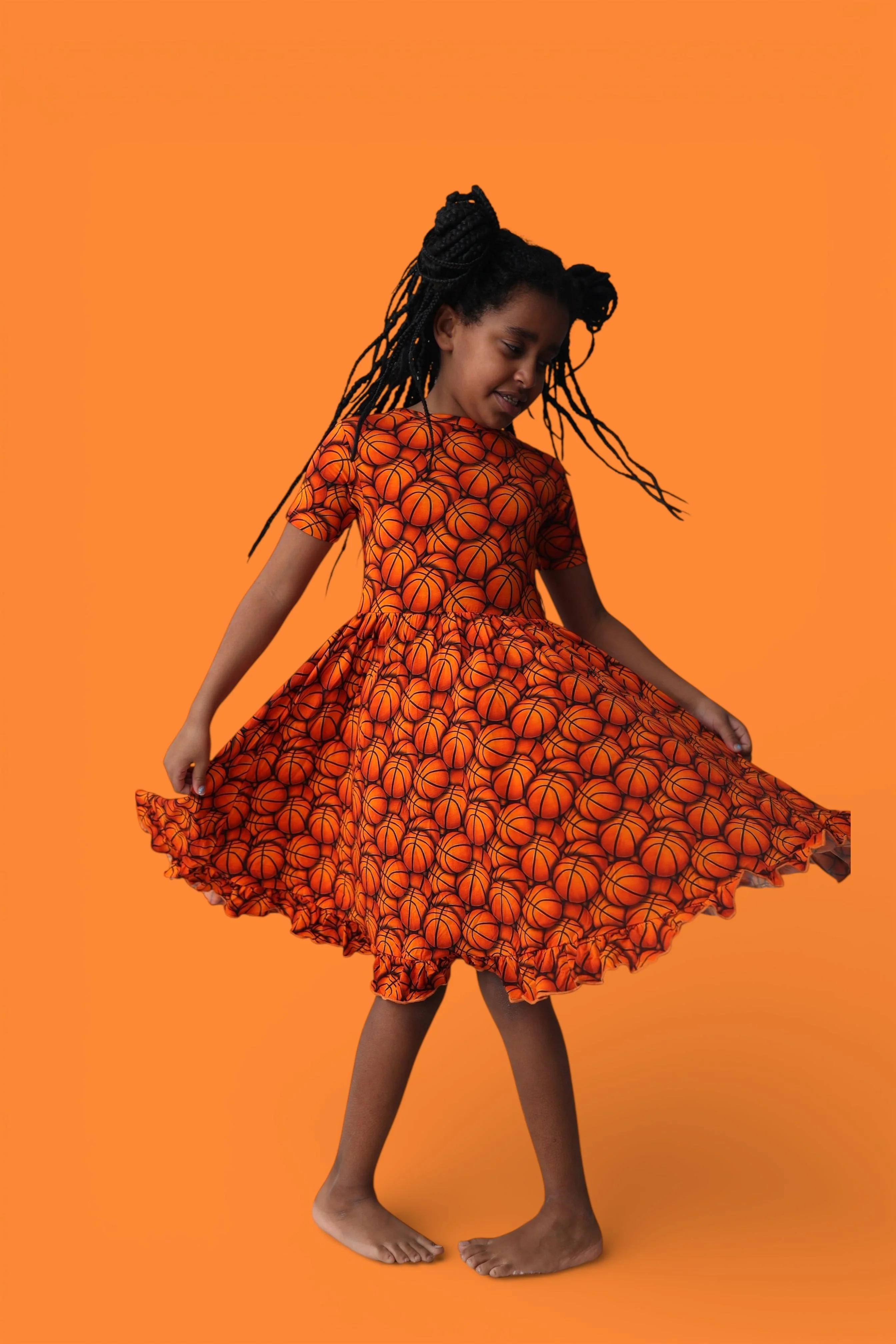 SLAM DUNK SQUAD DREAM RUFFLE DRESS - Image 5