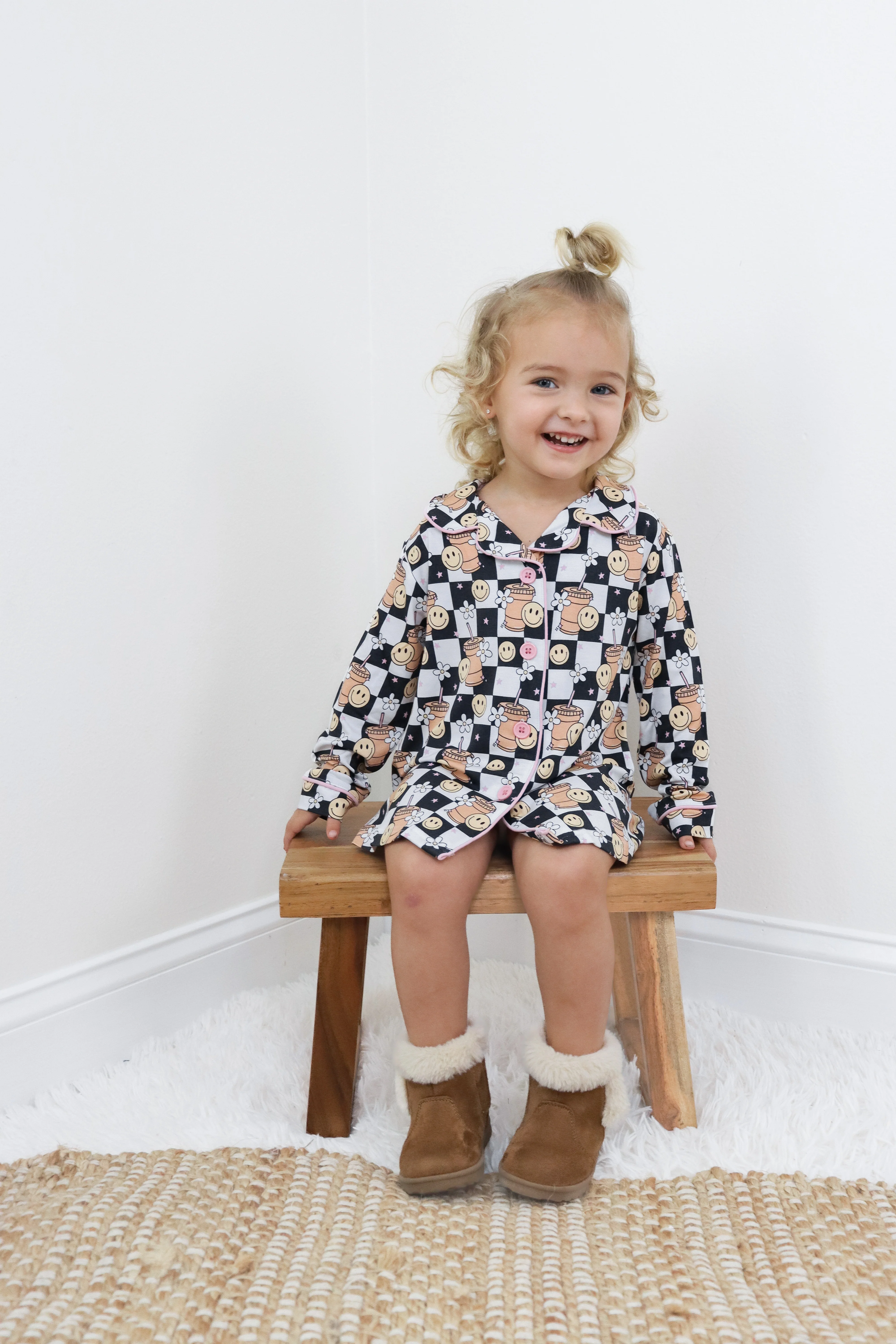 SMILEY CUP OF CHECKERS GIRL'S DREAM GOWN - Image 6
