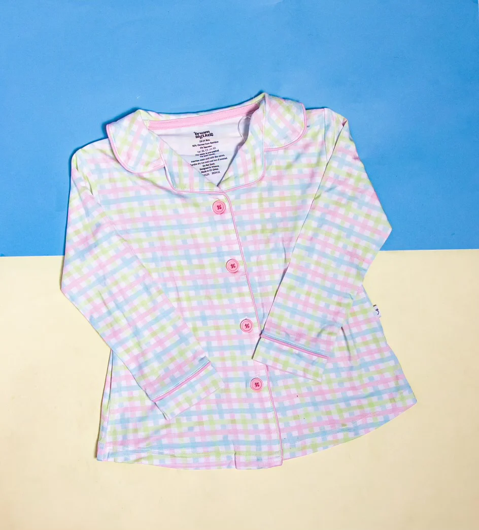 SPRING GINGHAM GIRL'S DREAM GOWN - Image 2