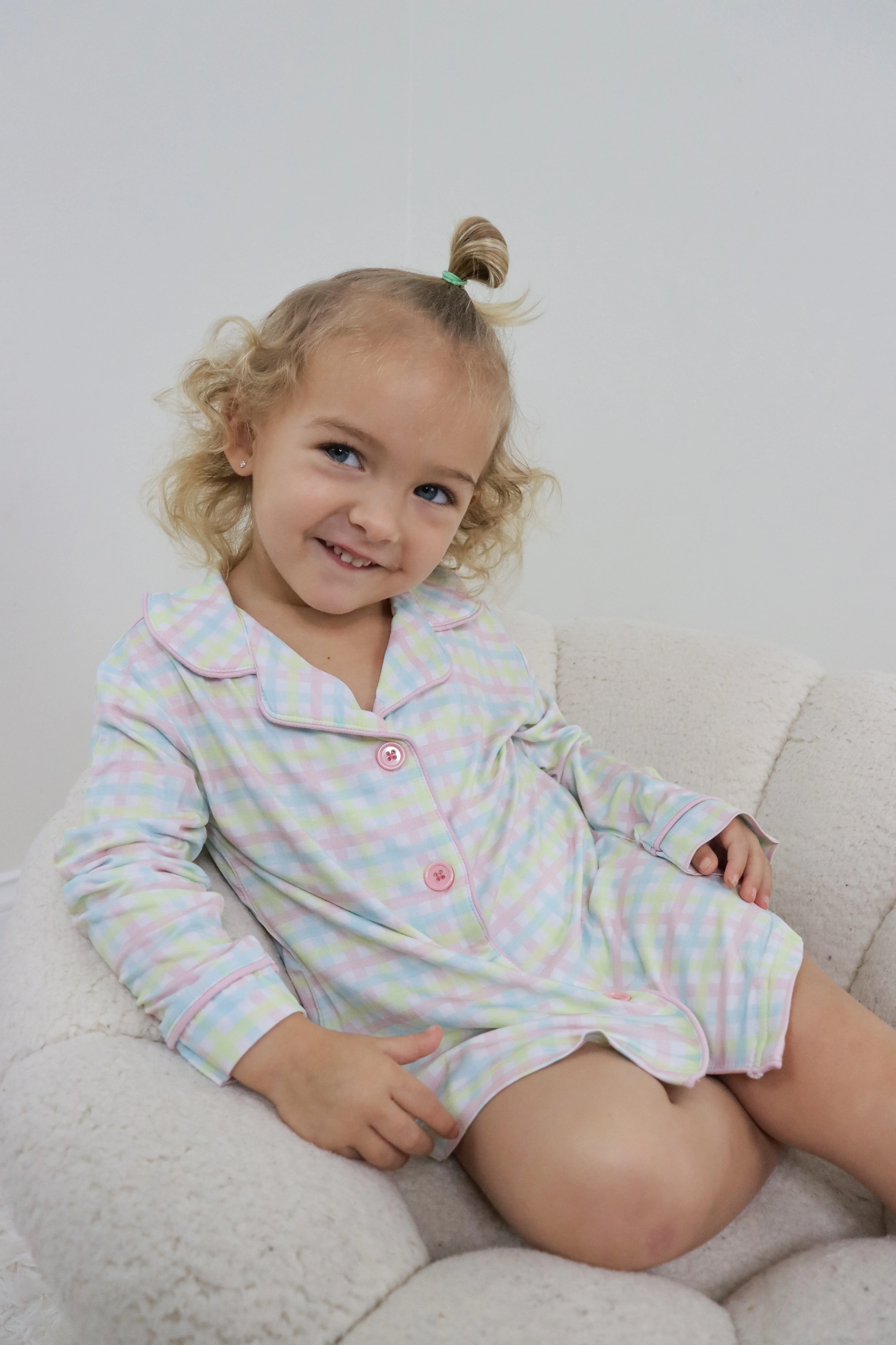 SPRING GINGHAM GIRL'S DREAM GOWN - Image 9