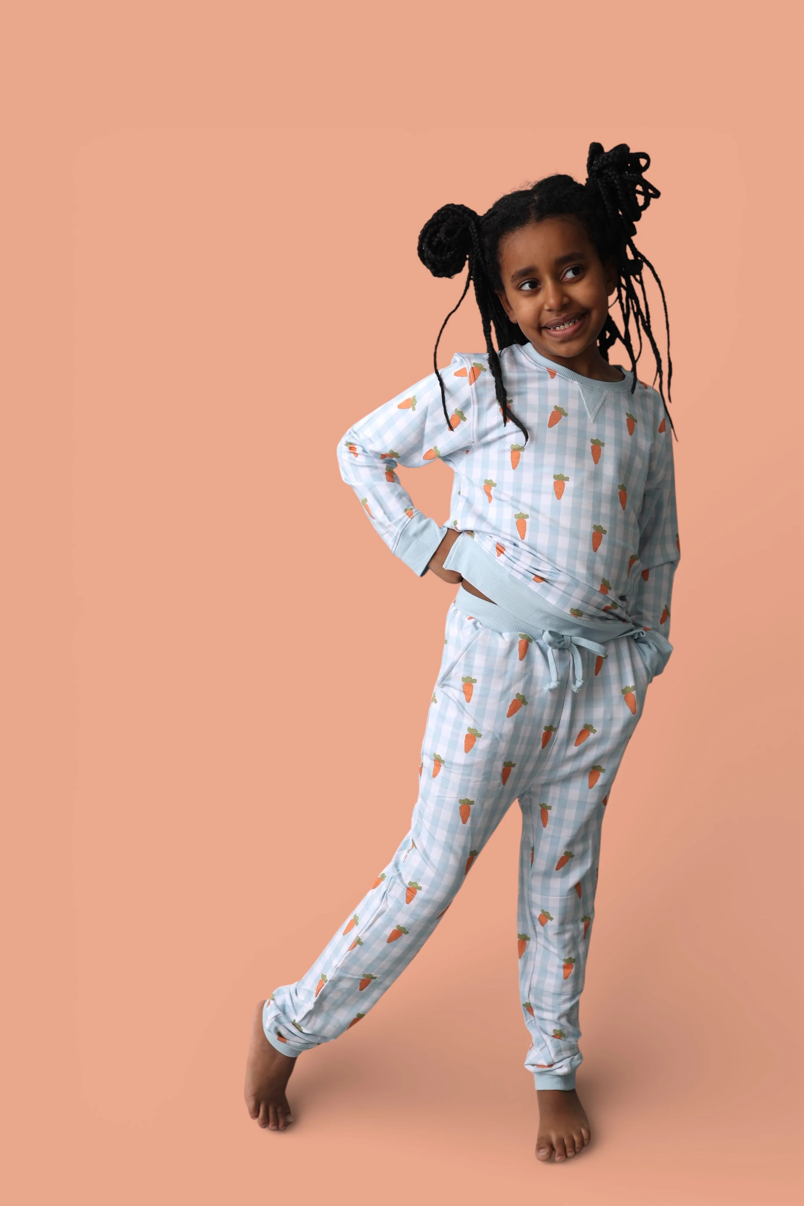 SPRING HARVEST CHECK DREAM JOGGER - Image 4