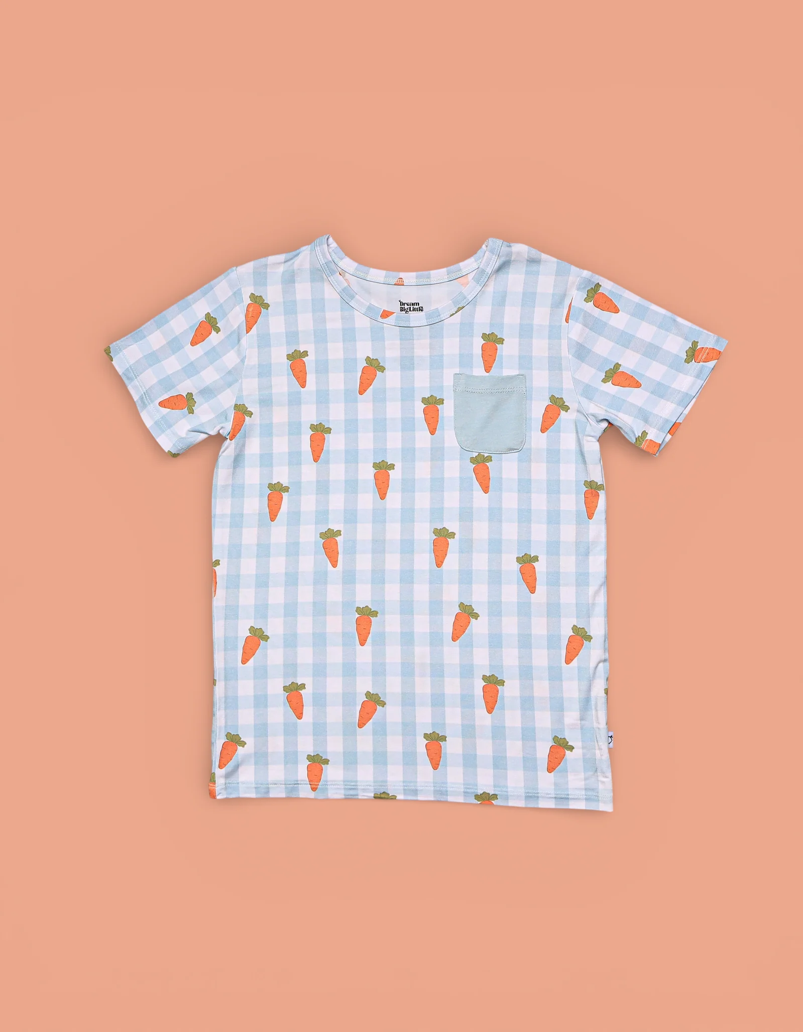 SPRING HARVEST CHECK DREAM POCKET TEE - Image 2