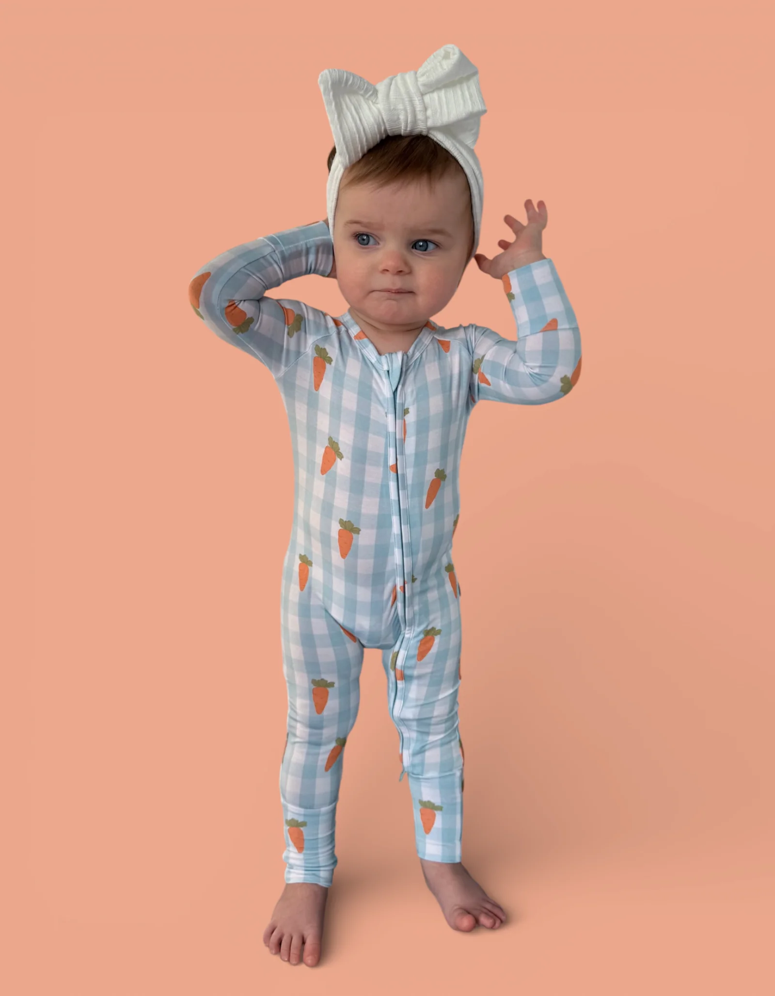 SPRING HARVEST CHECK DREAM ROMPER - Image 13