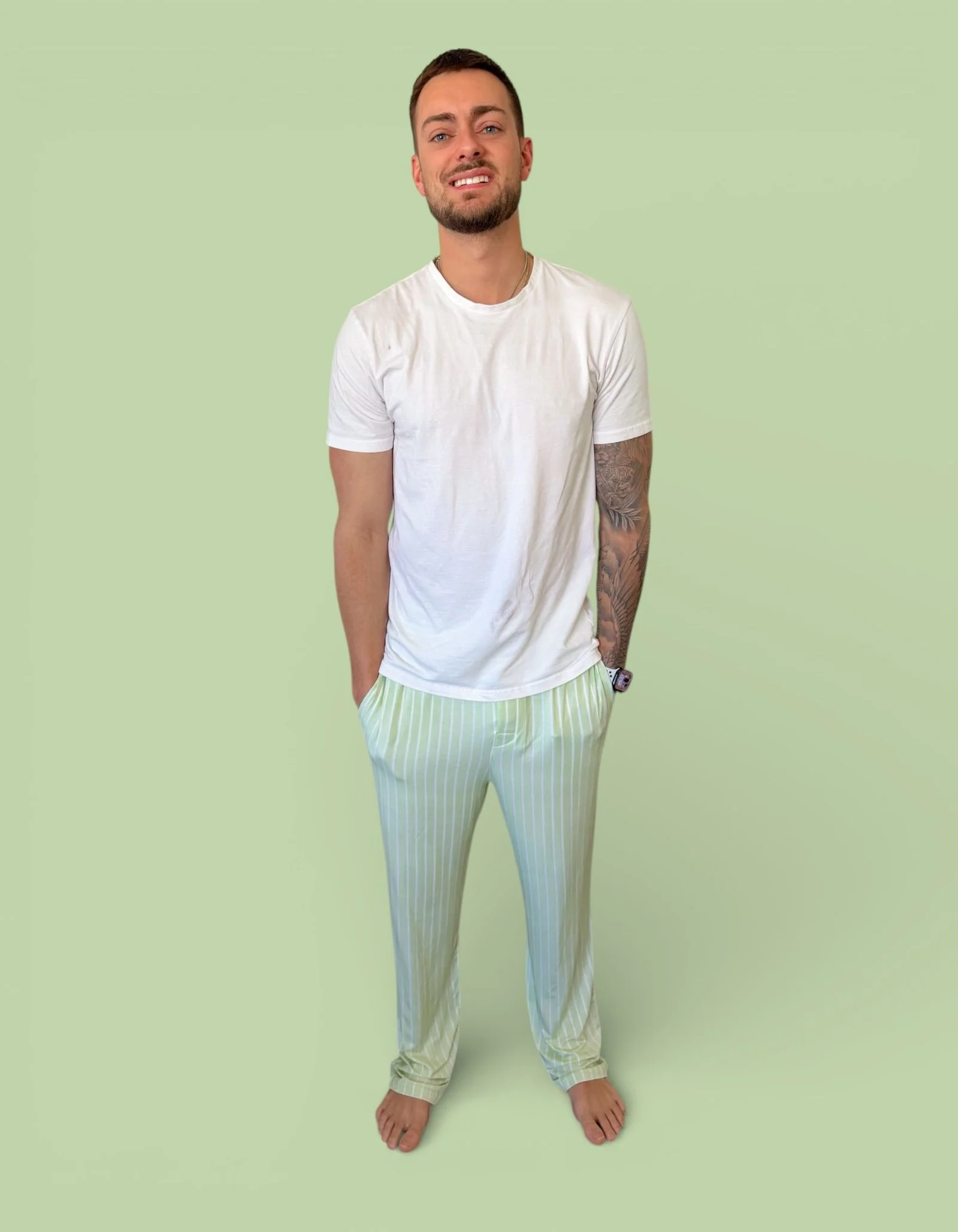 SPRINGTIME STRIPE DREAM MEN'S PANTS - Image 3
