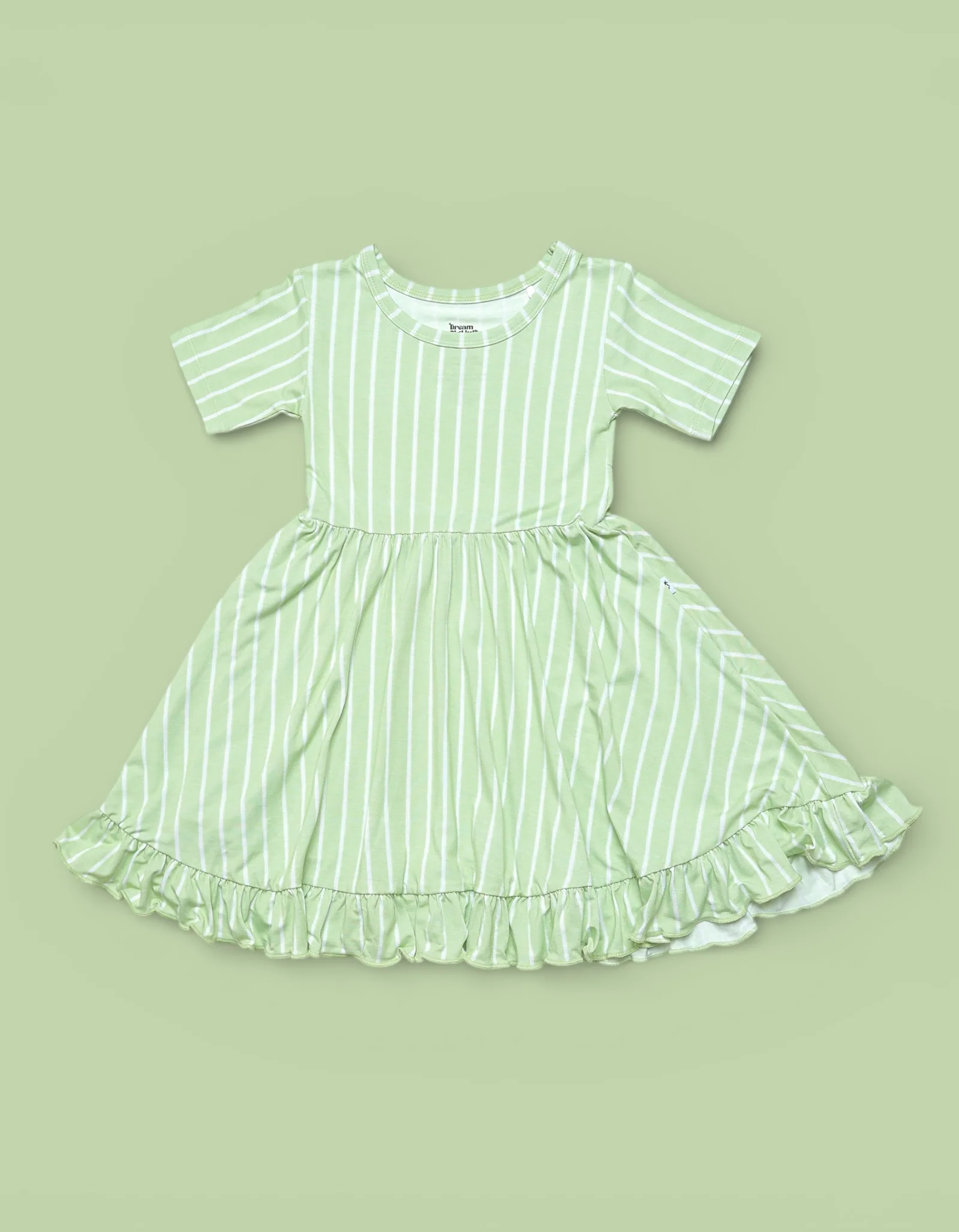 SPRINGTIME STRIPE DREAM RUFFLE DRESS - Image 2
