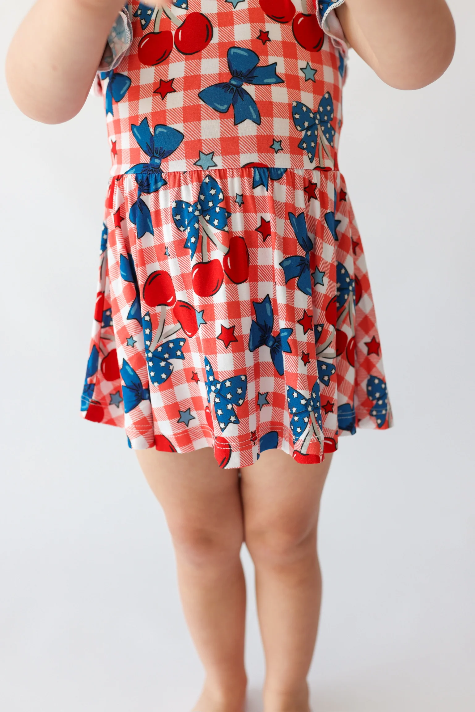 STAR-SPANGLED CHERRIES DREAM CAP SLEEVE BODYSUIT DRESS - Image 4