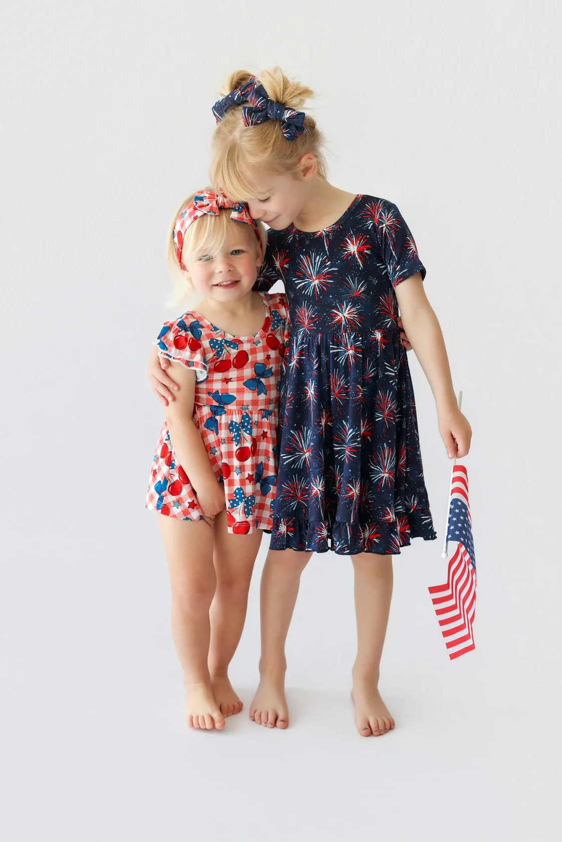 STAR-SPANGLED CHERRIES DREAM CAP SLEEVE BODYSUIT DRESS - Image 9