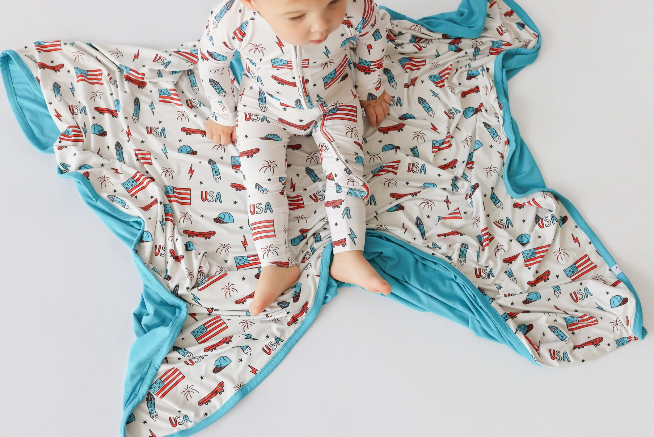 STAR-SPANGLED SKATE DREAM BLANKET
