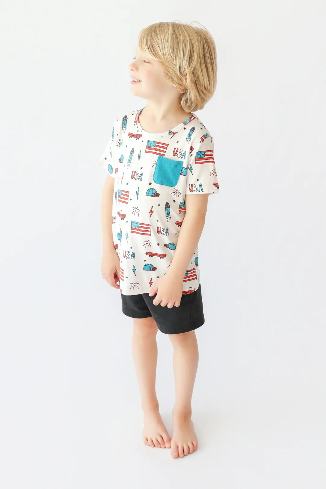 STAR-SPANGLED SKATE DREAM POCKET TEE - Image 7