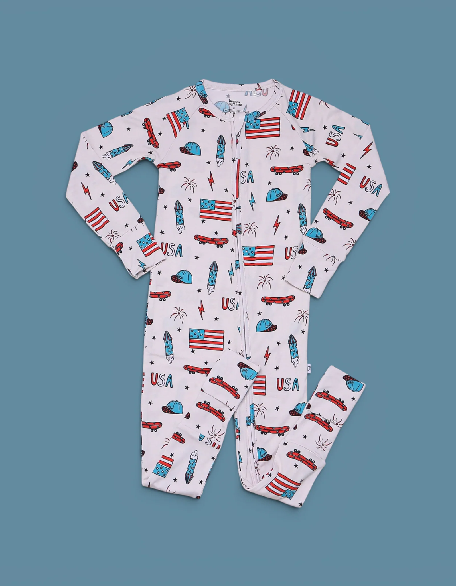 STAR-SPANGLED SKATE DREAM ROMPER - Image 2