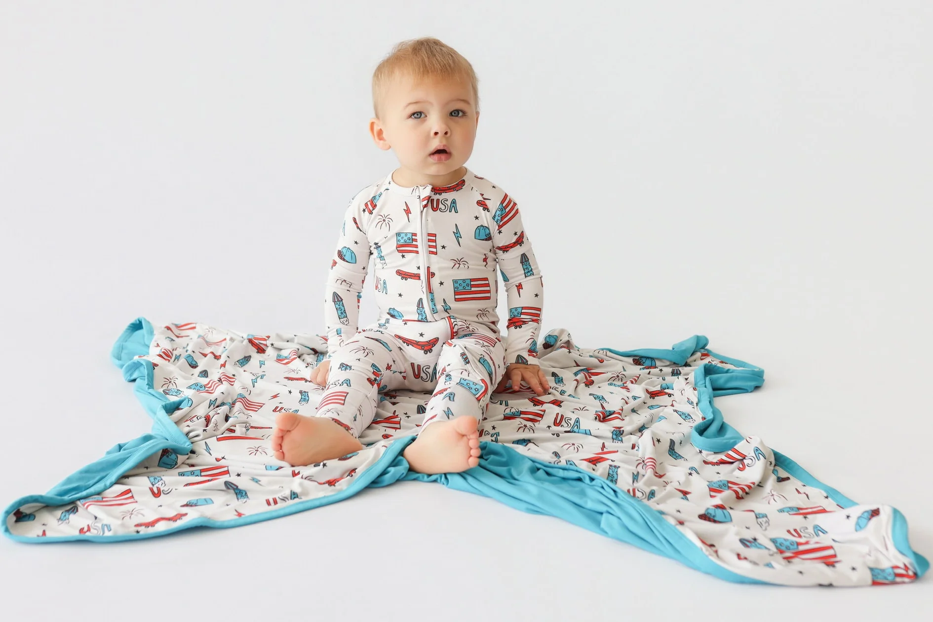 STAR-SPANGLED SKATE DREAM ROMPER - Image 7